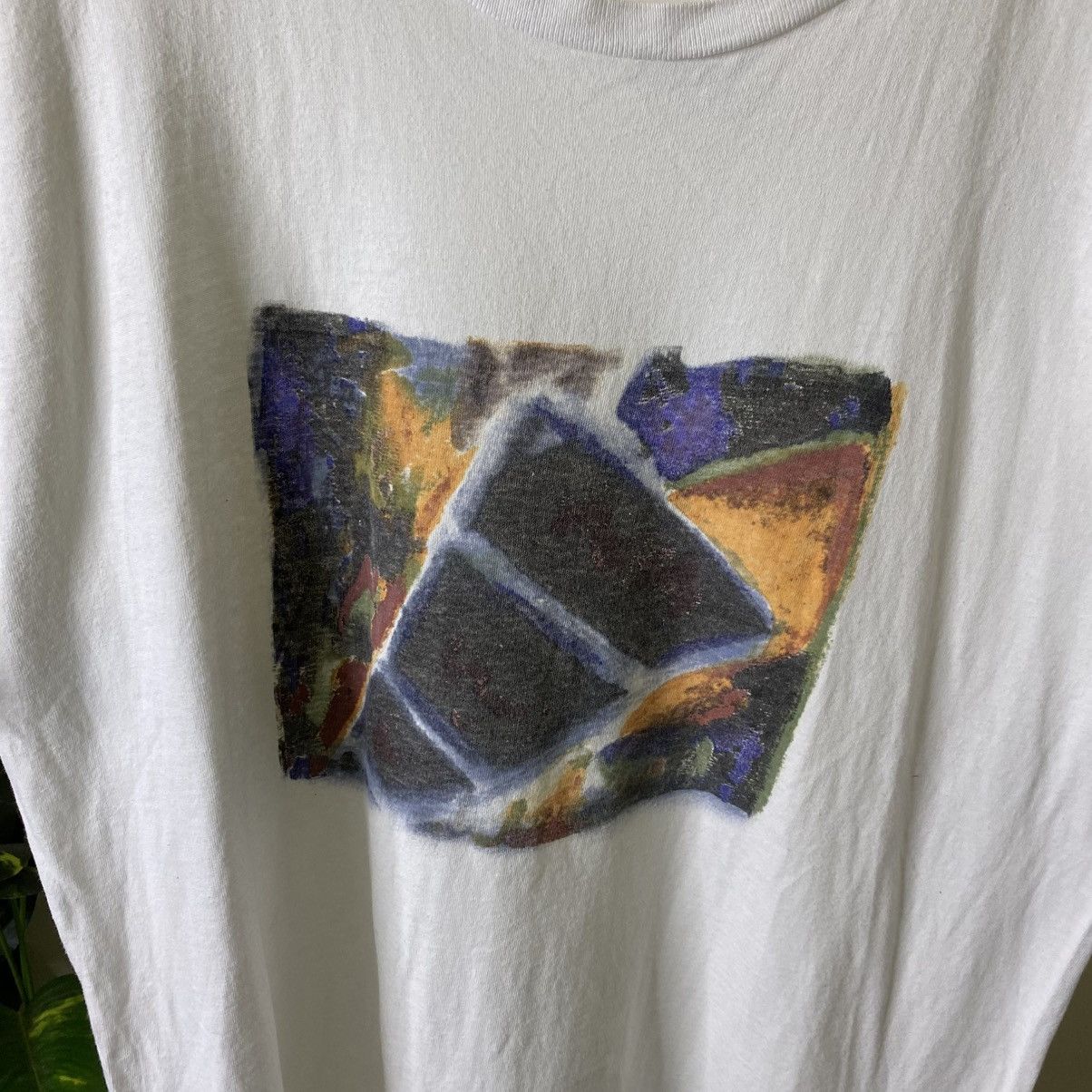 Adidas Vintage 1990s Adidas Big Logo Art Design T Shirt Size US XXL / EU 58 / 5 - 2 Thumbnail