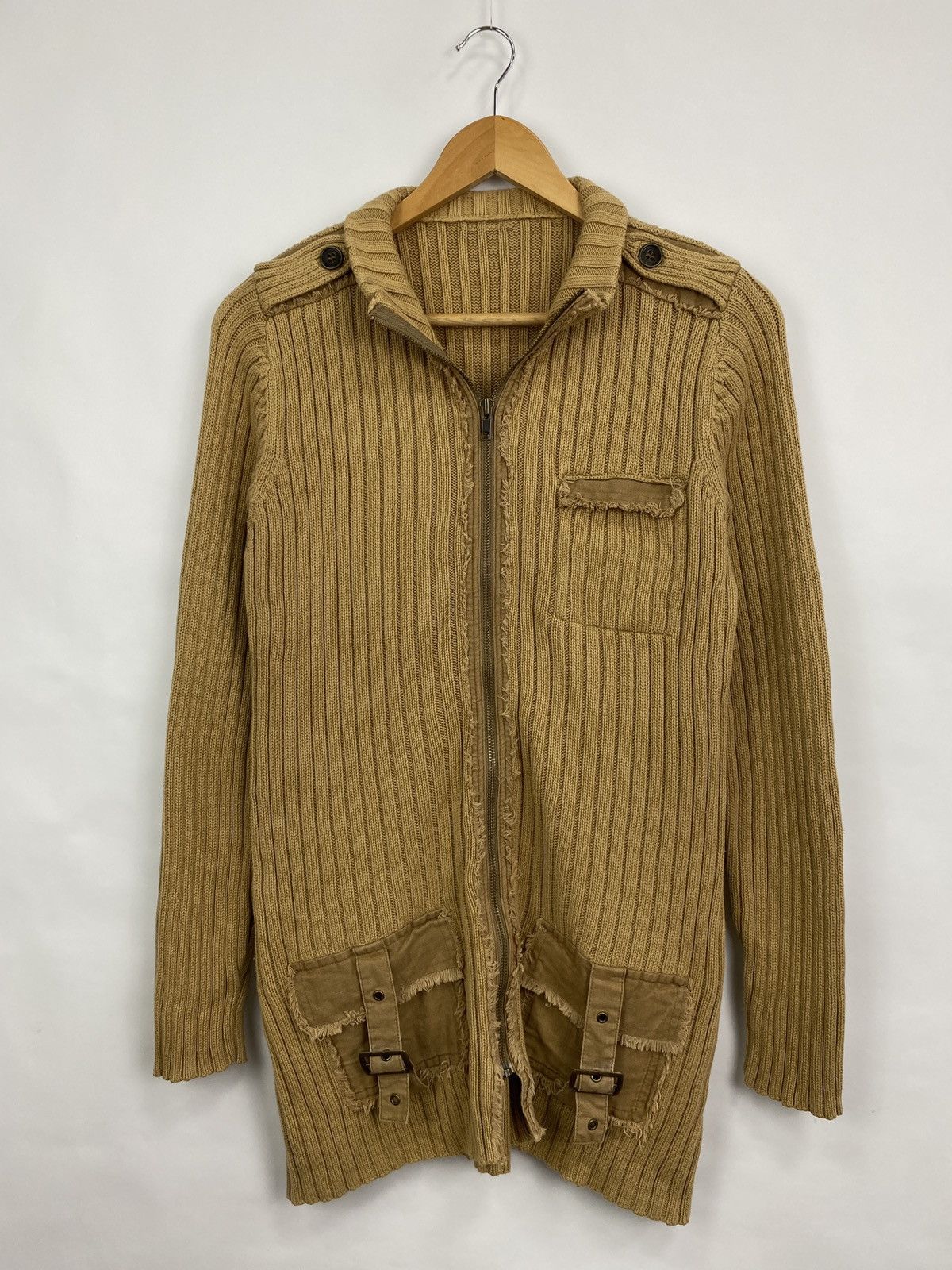 Designer 🇺🇸 Vintage 90s Military Sweaters Kapital Style Y2K Rare Retro Size US M / EU 48-50 / 2 - 3 Thumbnail