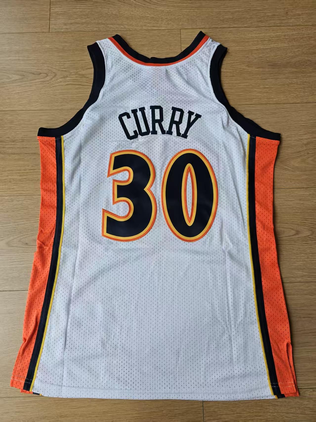 NBA 2009 2010 Golden State Warriors #30 Stephen Curry Jersey Size US XL / EU 56 / 4 - 2 Thumbnail