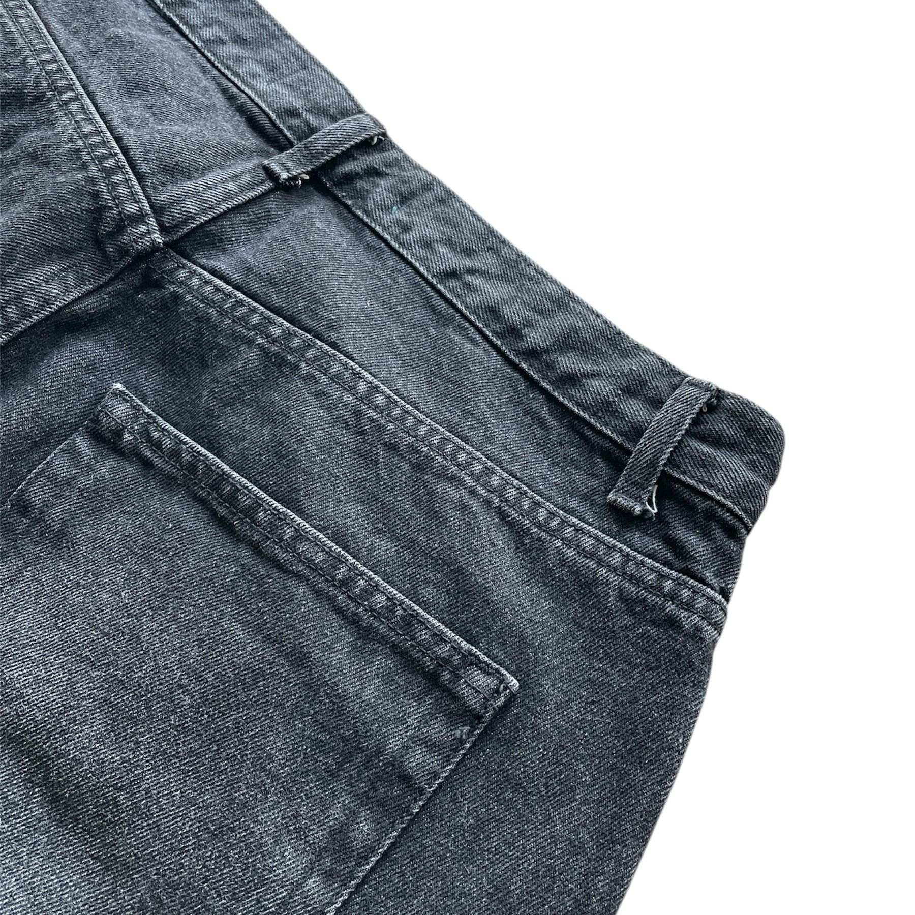 Japanese Brand Baggy skater hiphop washed denim jean shorts Size US 34 / EU 50 - 5 Thumbnail