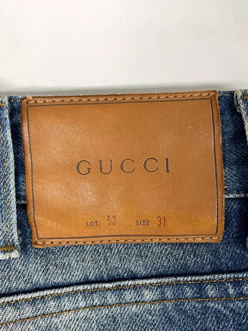 Gucci Gucci Coral snake patch casual jeans Size US 31 - 5 Thumbnail