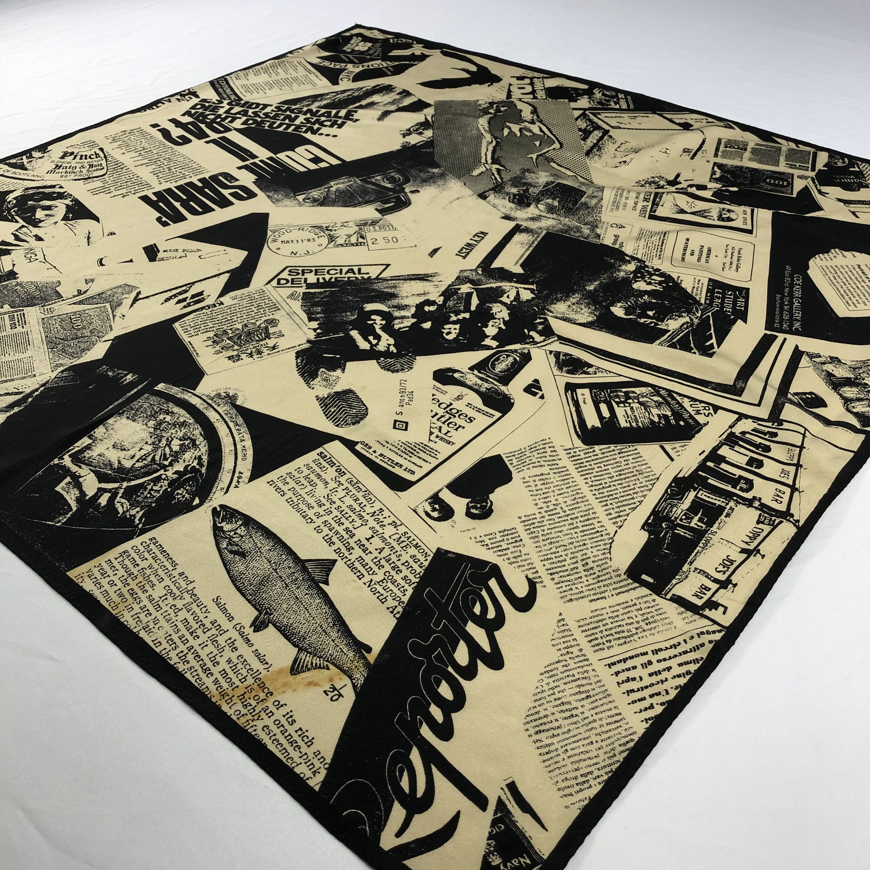 Vintage Vintage Silk Scarf Size ONE SIZE - 3 Thumbnail
