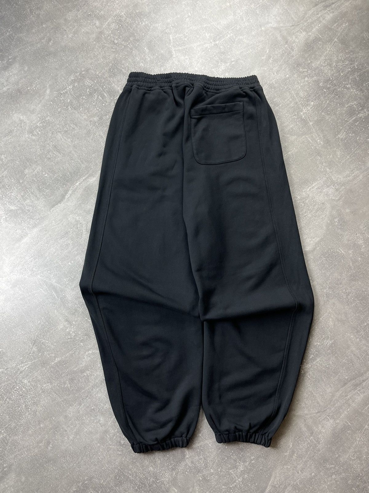 Moschino Moschino Couture Black Logo Jogger Pants Relaxed Tapered Fit Size US 32 / EU 48 - 7 Thumbnail