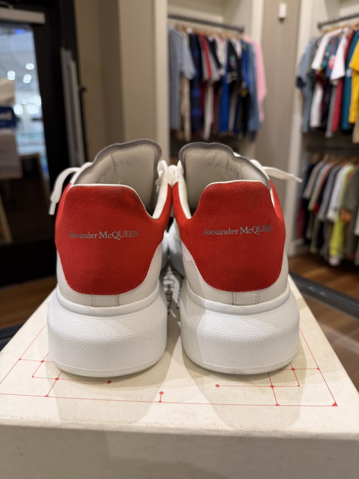 Alexander McQueen Alexander McQueen Oversized Sneaker - Lust Red Heel Size US 10.5 / EU 43-44 - 6 Thumbnail