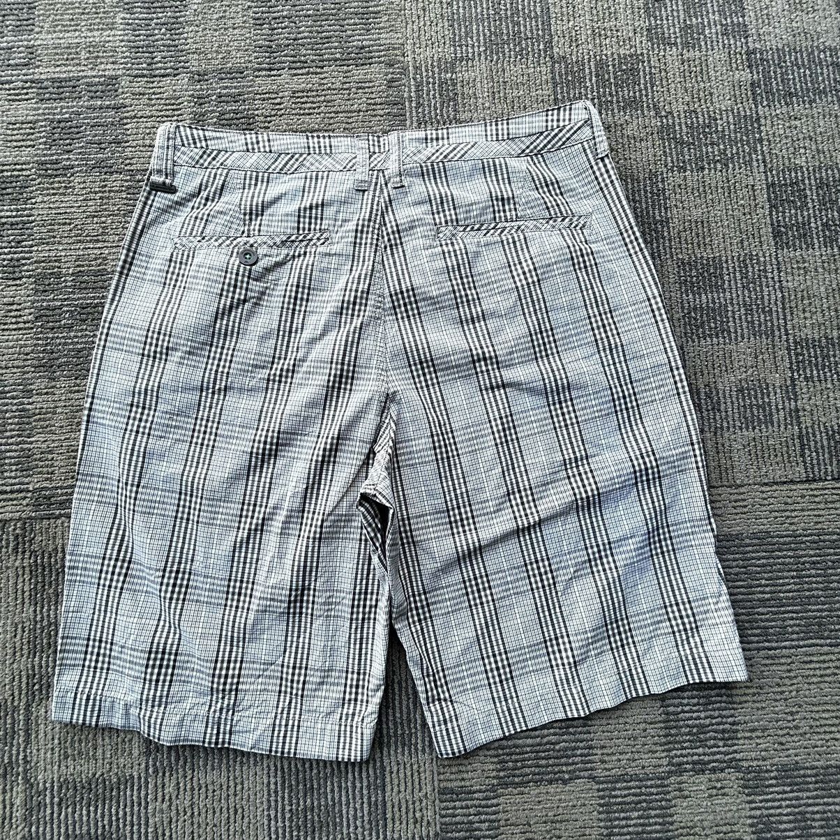 Quiksilver Vtg Y2K Quiksilver Tan Plaid Surf Skate Shorts Men’s Size 34 Size US 34 / EU 50 - 7 Thumbnail