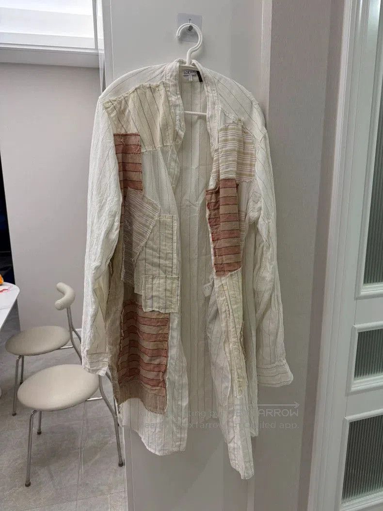 Loewe Loewe Striped Patchwork Long Sleeve Shirt. Size US M / EU 48-50 / 2 - 4 Thumbnail