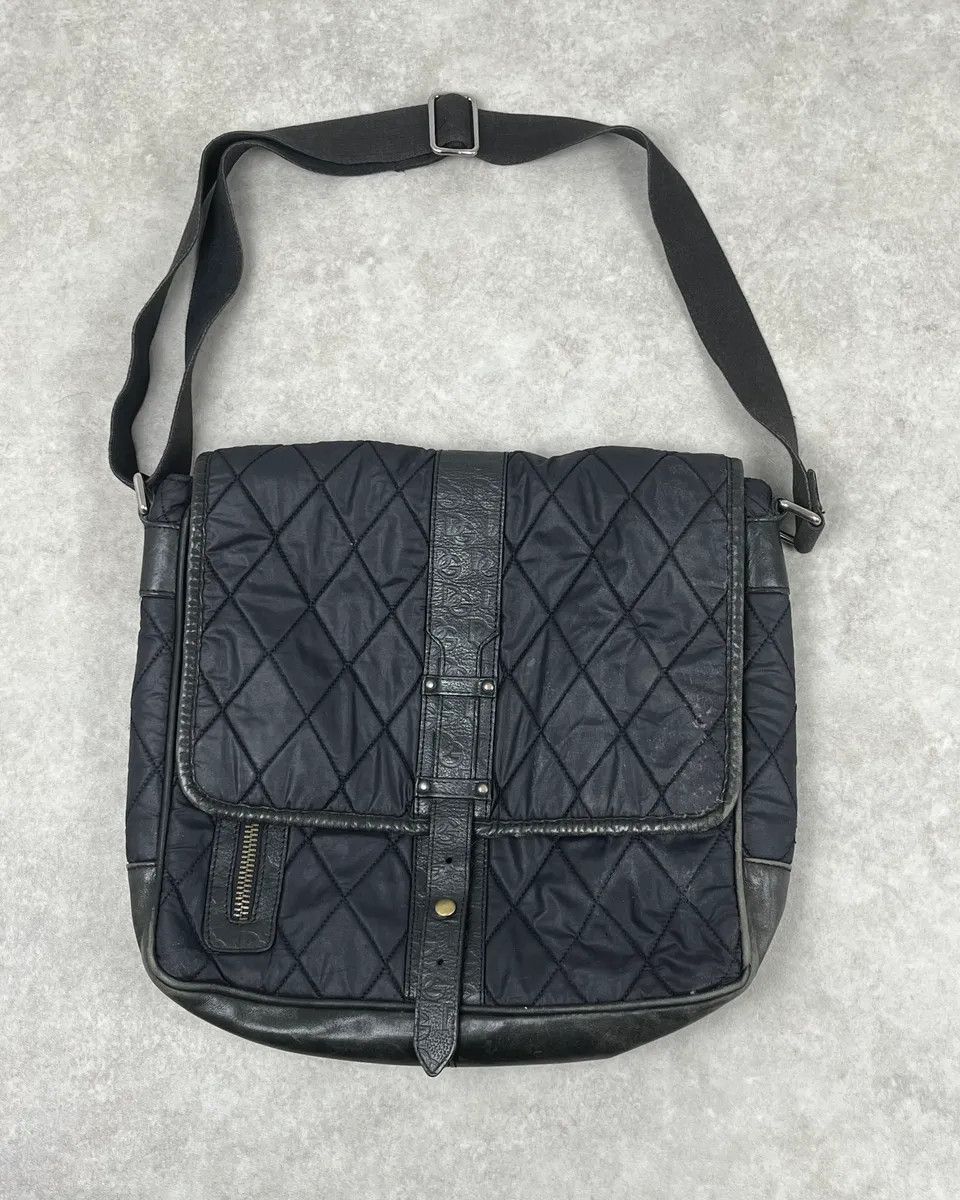 Dolce & Gabbana AW2003 Dolce & Gabbana Losange Black Leather Shoulder Bag Size ONE SIZE - 1 Thumbnail