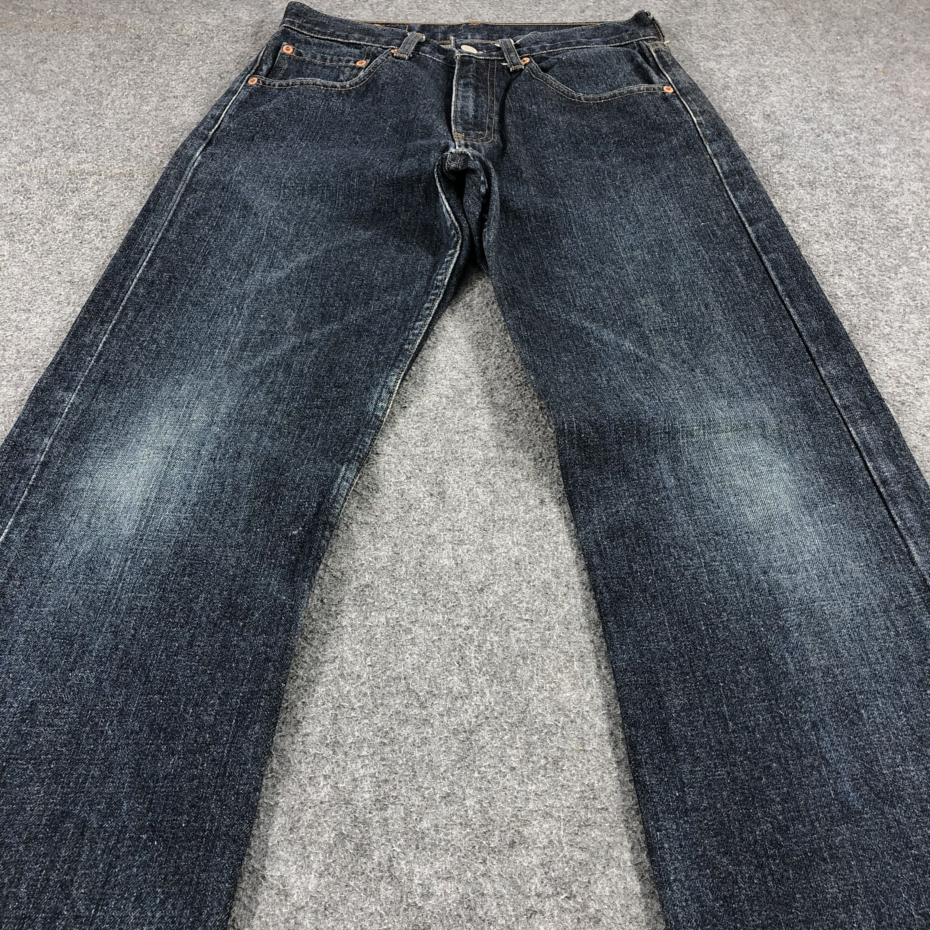 Levi's Vintage Levis Jeans Lot 534 Faded Blue Jeans-J1064 Size US 29 - 3 Thumbnail
