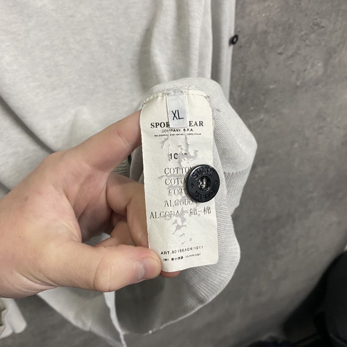 Vintage Stone Island 1/4 Sweater Half Zip Hoodie Sweathirt
