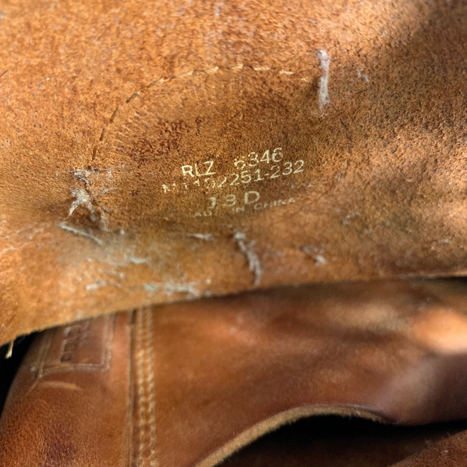 Ralph Lauren RALPH LAUREN Size 13 Brown Red Leather Boots Size US 13 / EU 46 - 8 Thumbnail