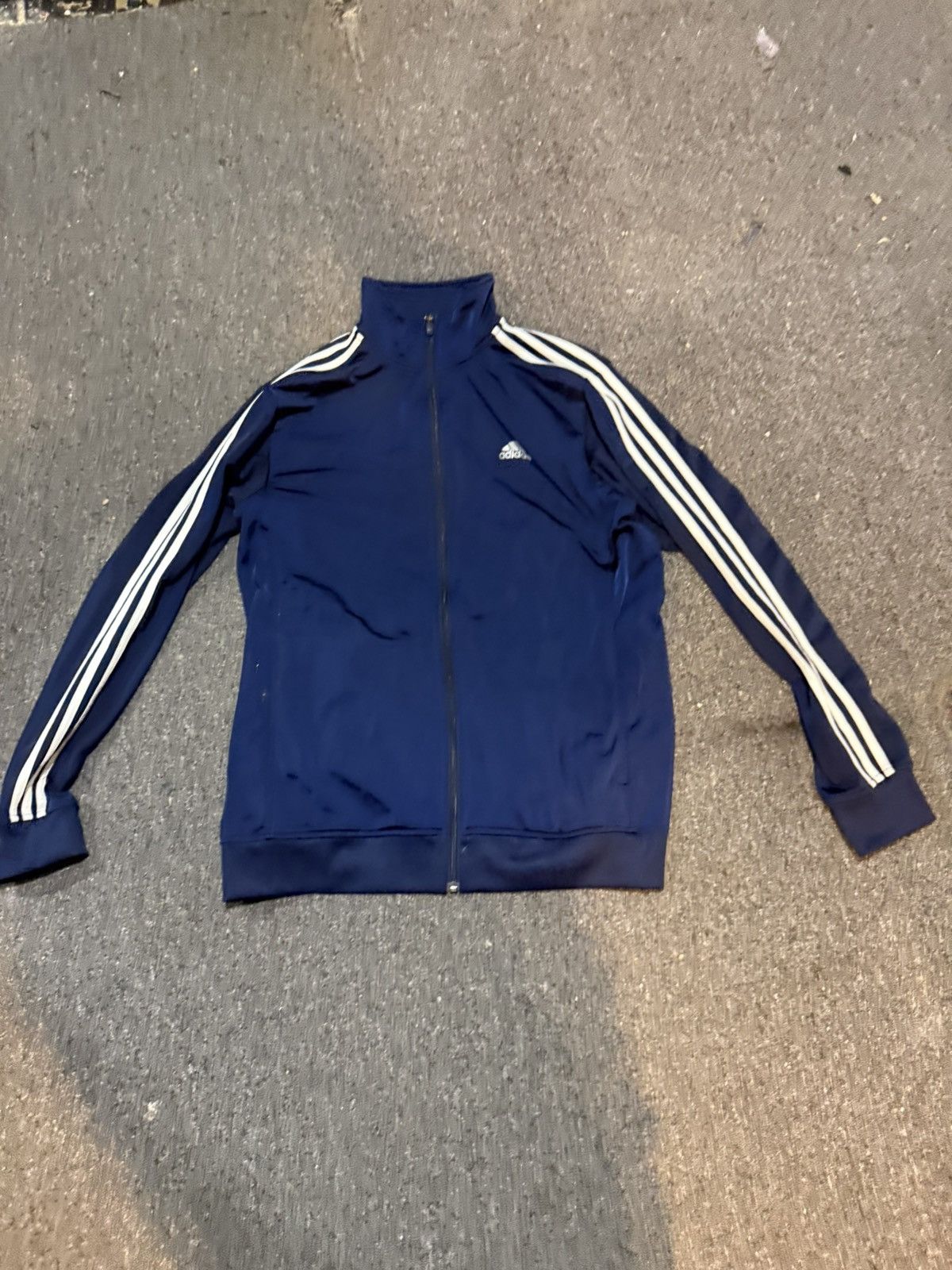 Adidas Adidas Originals Navy Blue Track Jacket Classic Full Zip Size US M / EU 48-50 / 2 - 1 Thumbnail