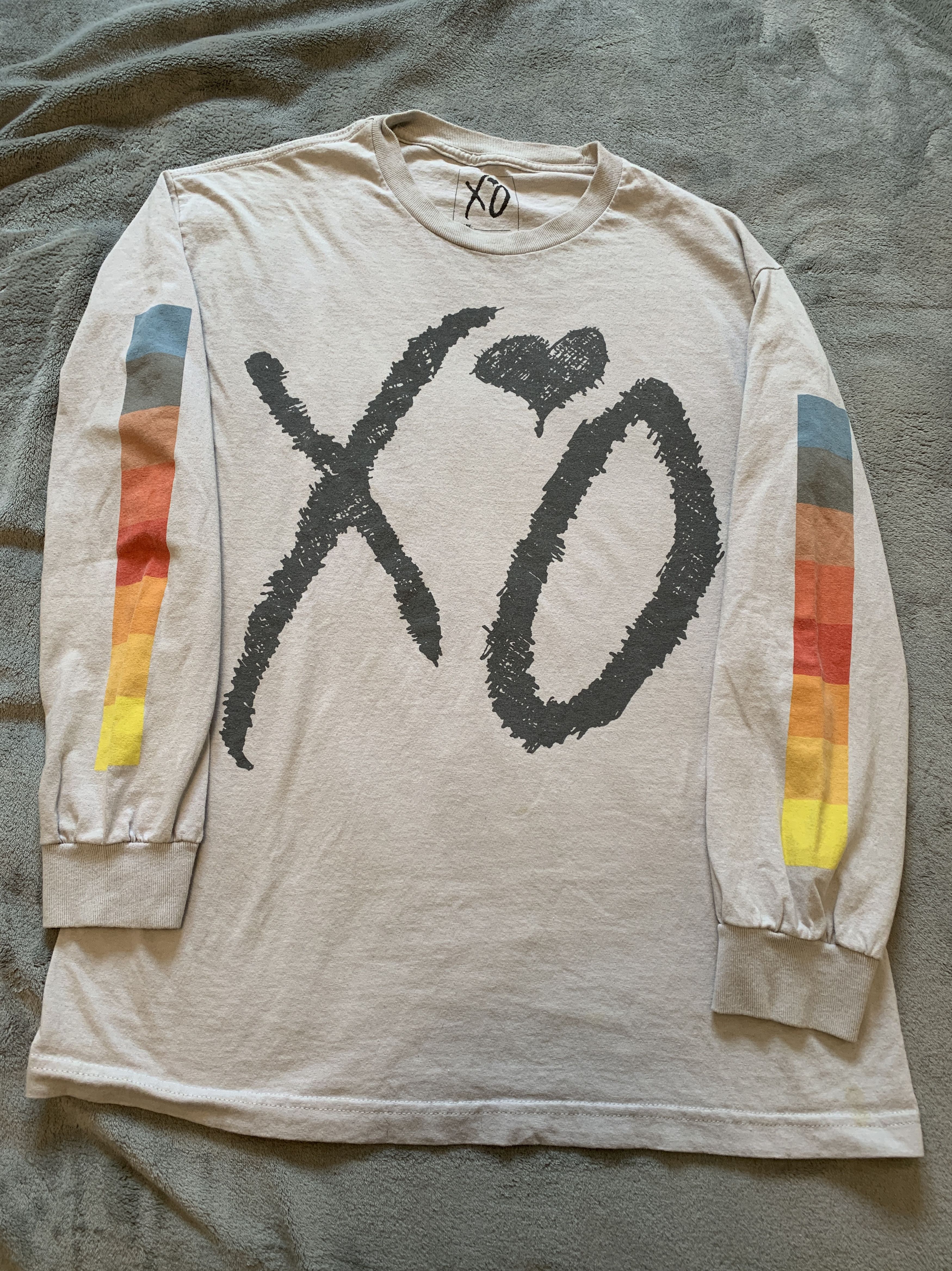 image of The Weeknd House Of Balloons 5 Year Anniversary Long Sleeve in Cream, Men's (Size Large)