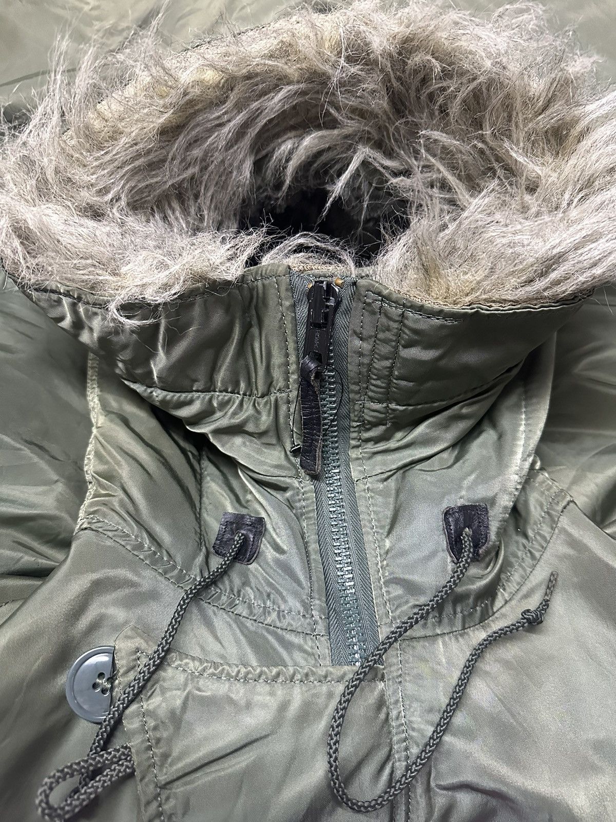 Alpha Industries × Vintage Alpha industries parka N-3B sunfaded Size US XL / EU 56 / 4 - 12 Thumbnail