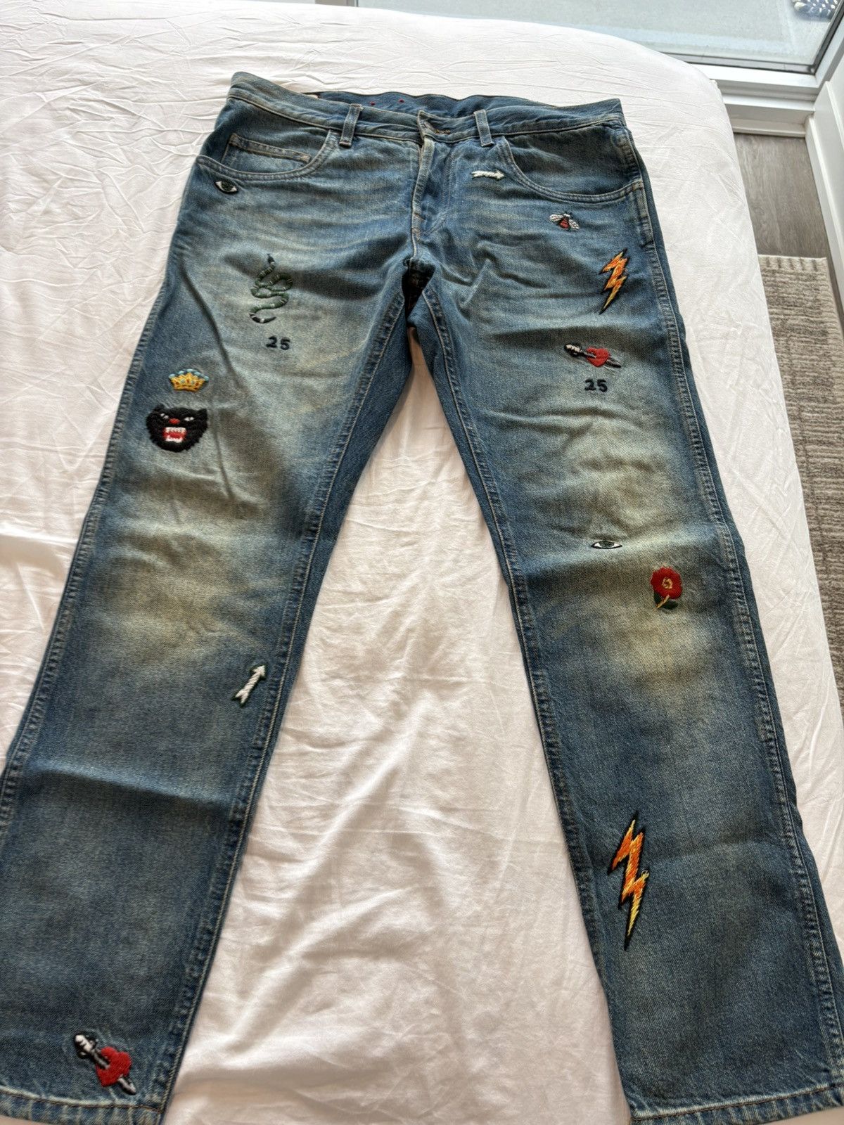 Gucci Fairly used Gucci jeans Size US 34 / EU 50 - 2 Thumbnail
