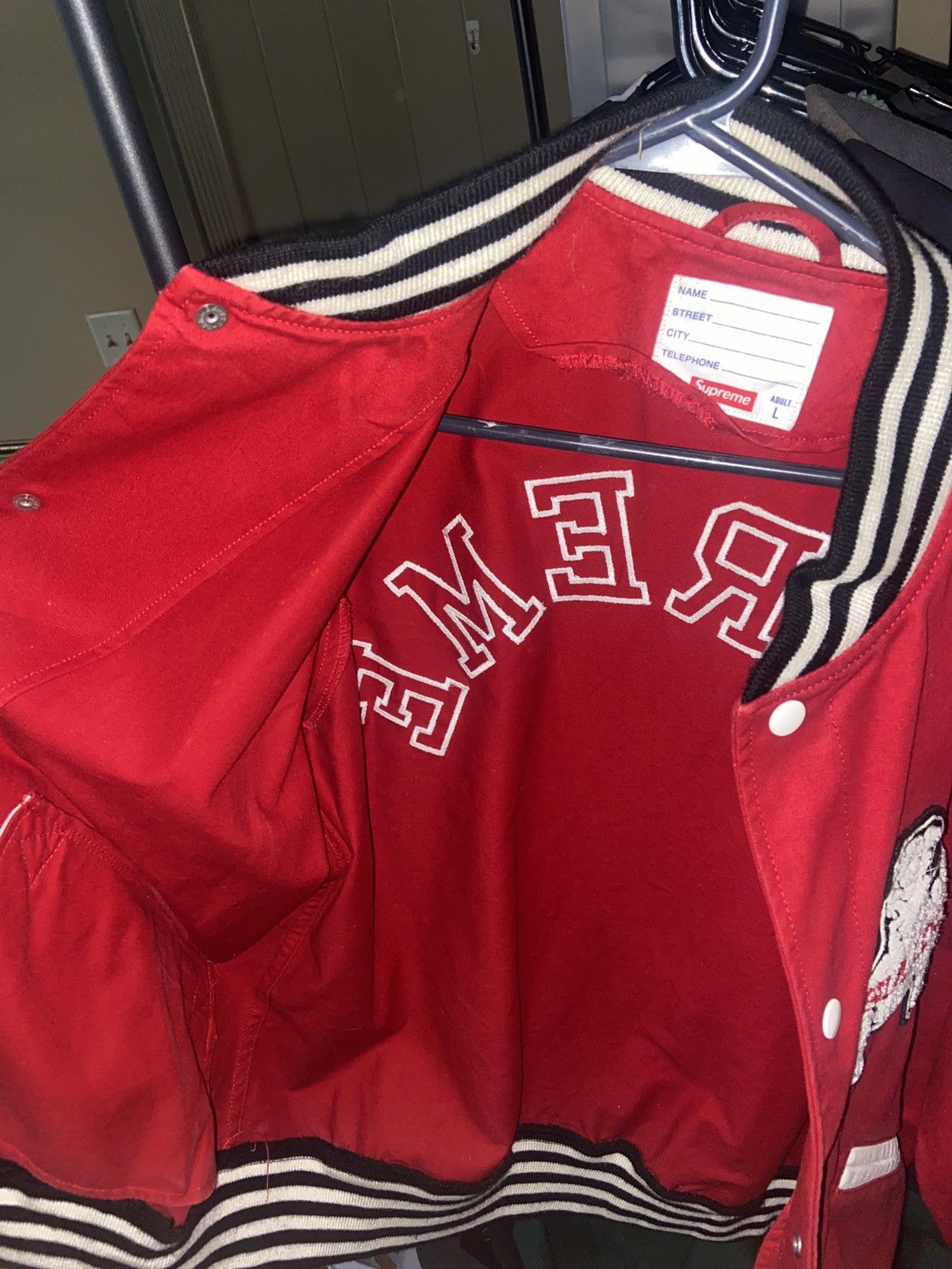 Supreme Supreme Bulldogs Varsity Jacket Size US L / EU 52-54 / 3 - 3 Thumbnail