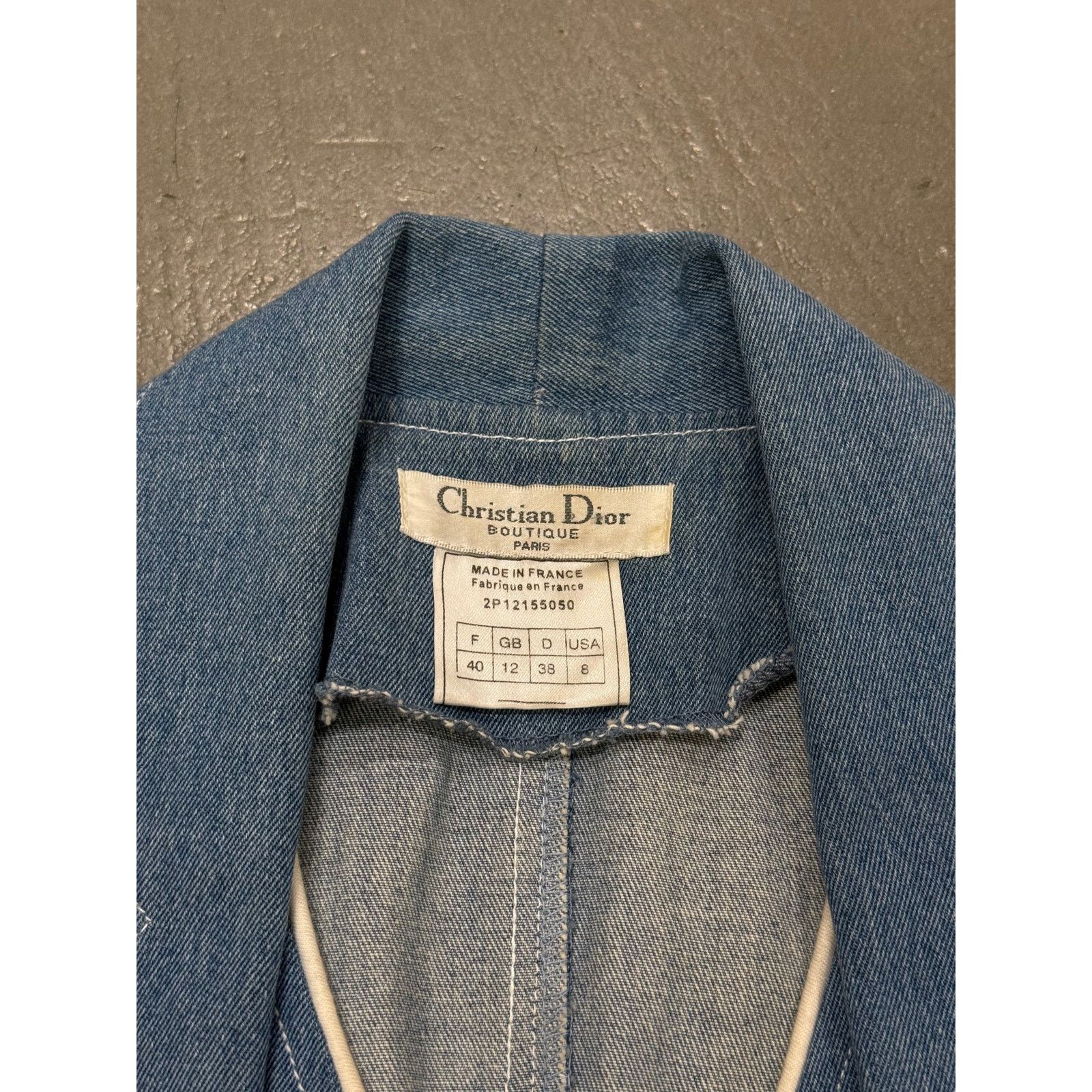 Dior 2000s Christian Dior hybrid denim jacket Size L / US 10 / IT 46 - 6 Thumbnail