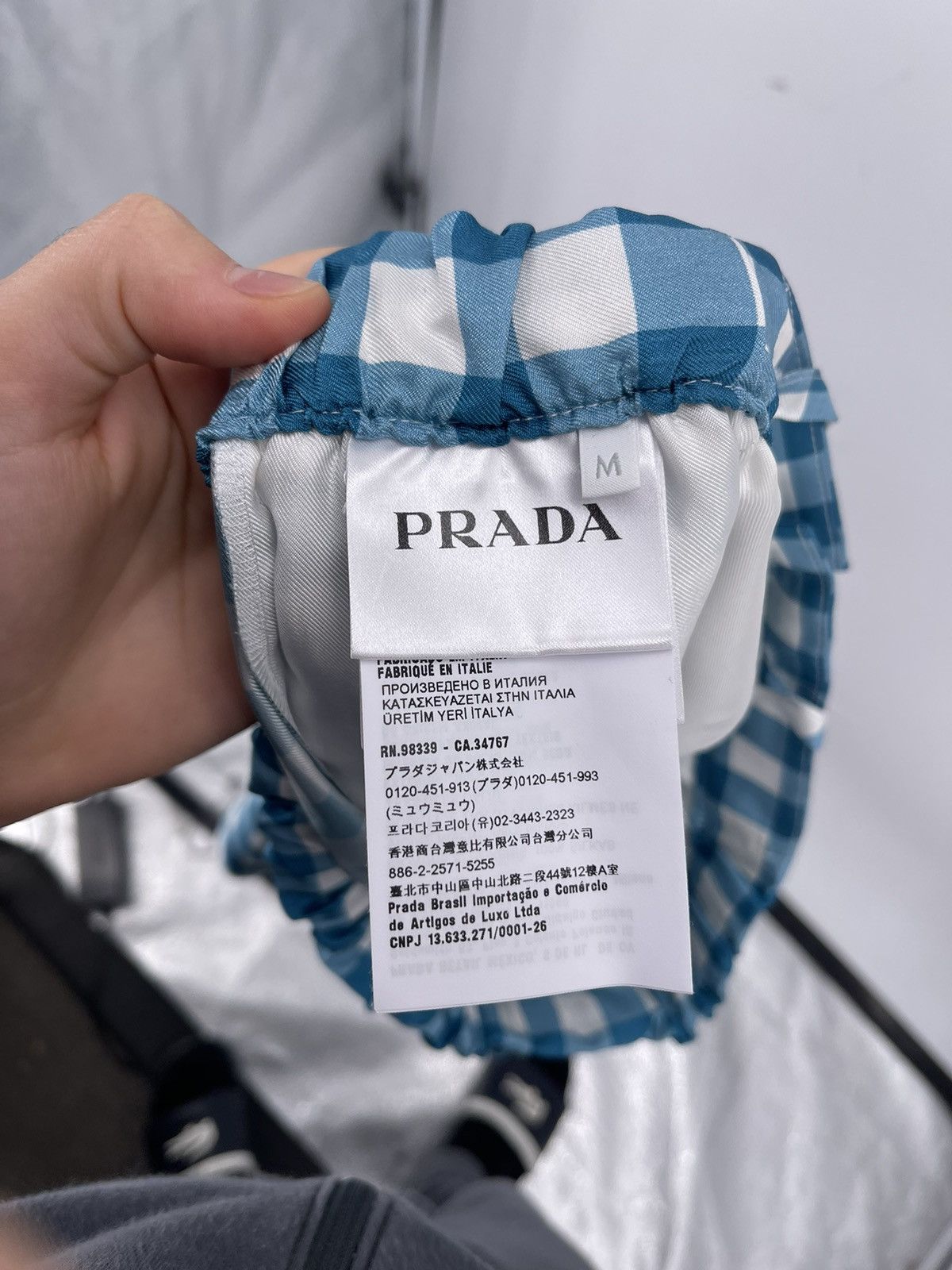 Prada Prada Twill Check Shorts Size US 30 / EU 46 - 6 Thumbnail