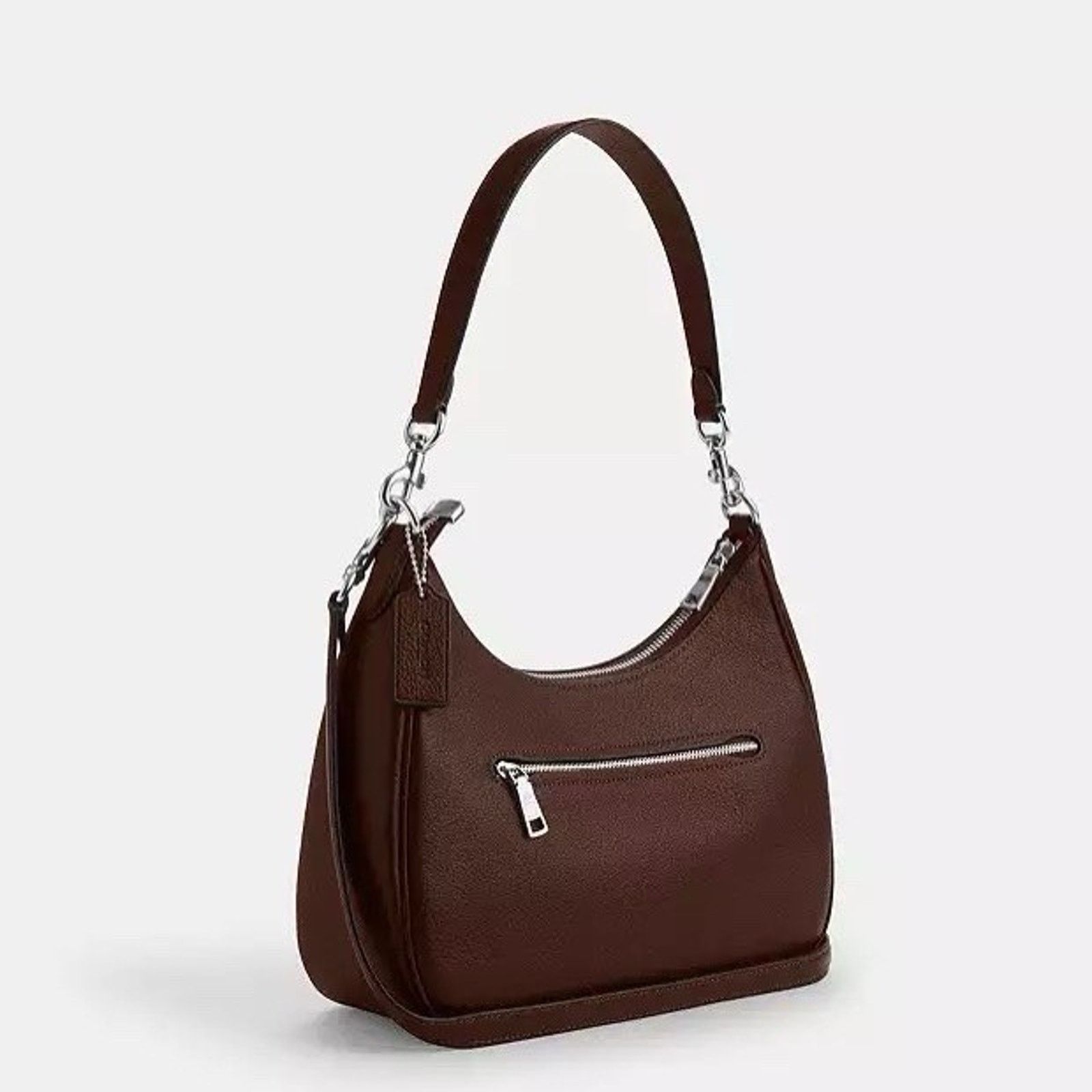 Coach NWT Coach Teri Hobo Bag Leather CV935 Silver/Maple Size ONE SIZE - 9 Thumbnail