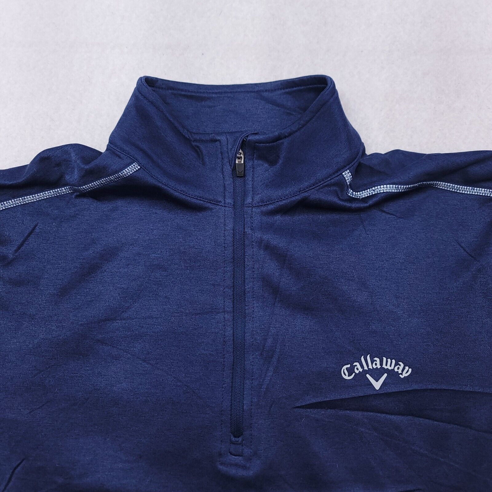 Callaway Callaway Sleeve Zip Neck Sweatshirt Mens Size Small S Blue Size US S / EU 44-46 / 1 - 1 Thumbnail