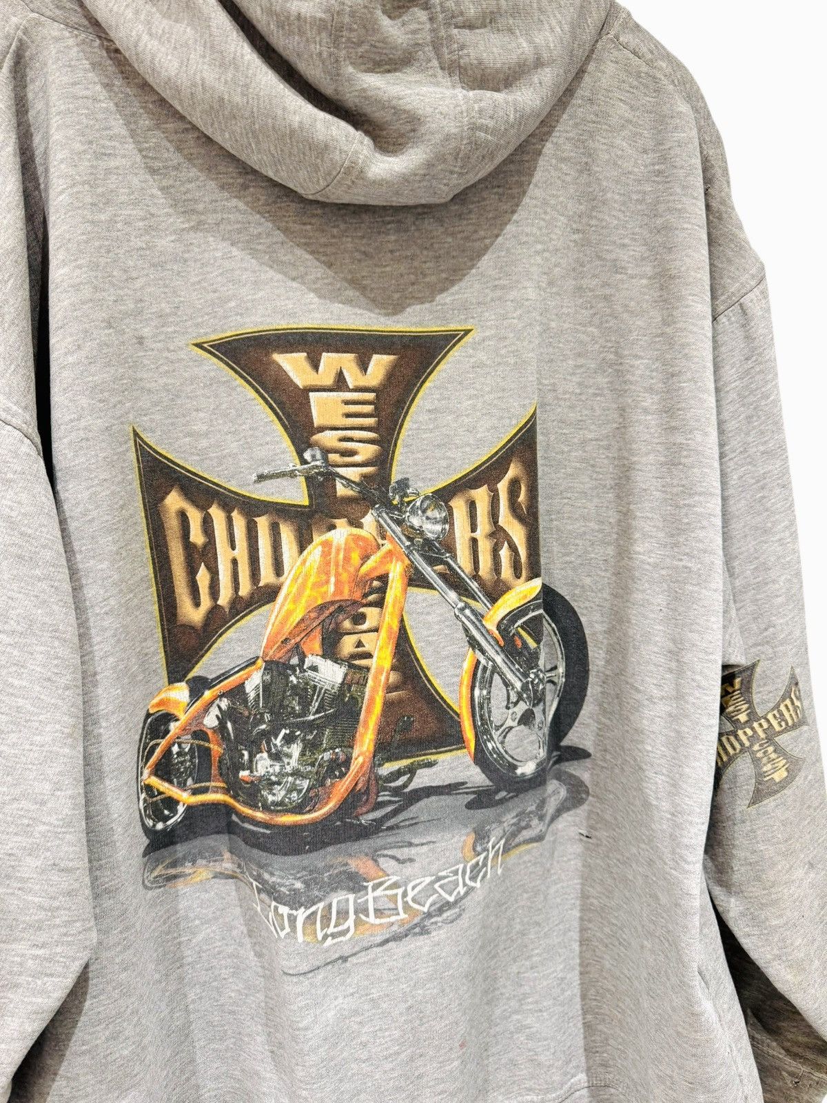 West Coast Choppers Thrashed and Faded West Coast Choppers Jesse Vintage Hoodie Size US XXL / EU 58 / 5 - 7 Thumbnail