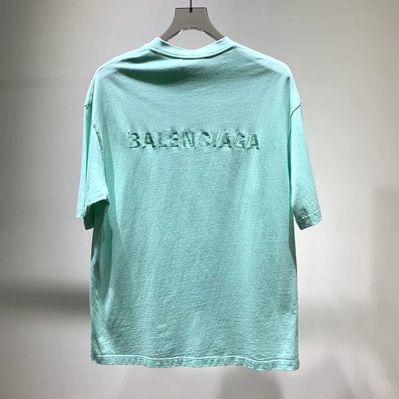 Balenciaga Balenciaga Mint Green Short Sleeve Size US XS / EU 42 / 0 - 5 Thumbnail