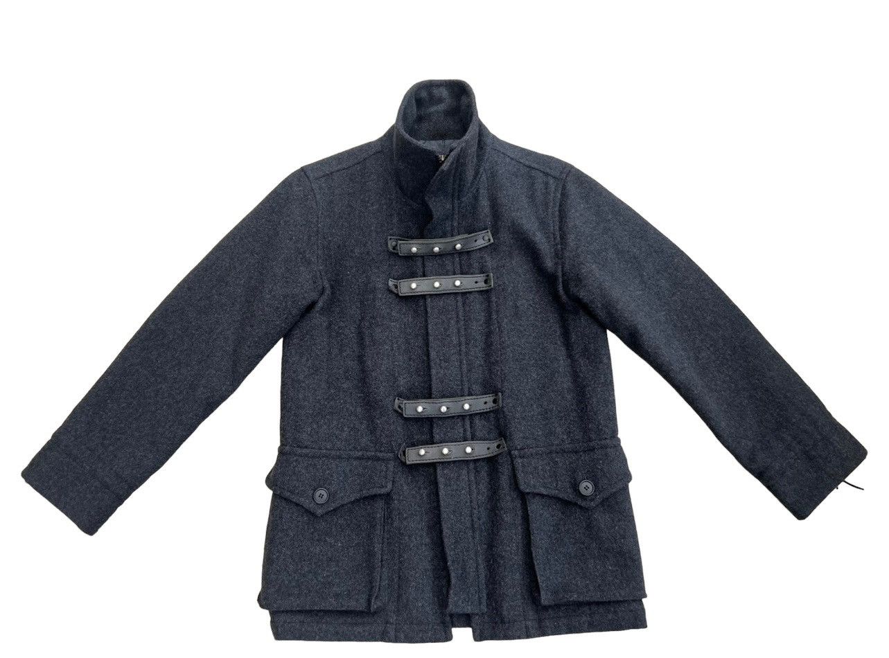 Vintage Vintage 90s Scheme Warriors Japan Wool Coat Bondage Jacket Size US M / EU 48-50 / 2 - 1 Thumbnail