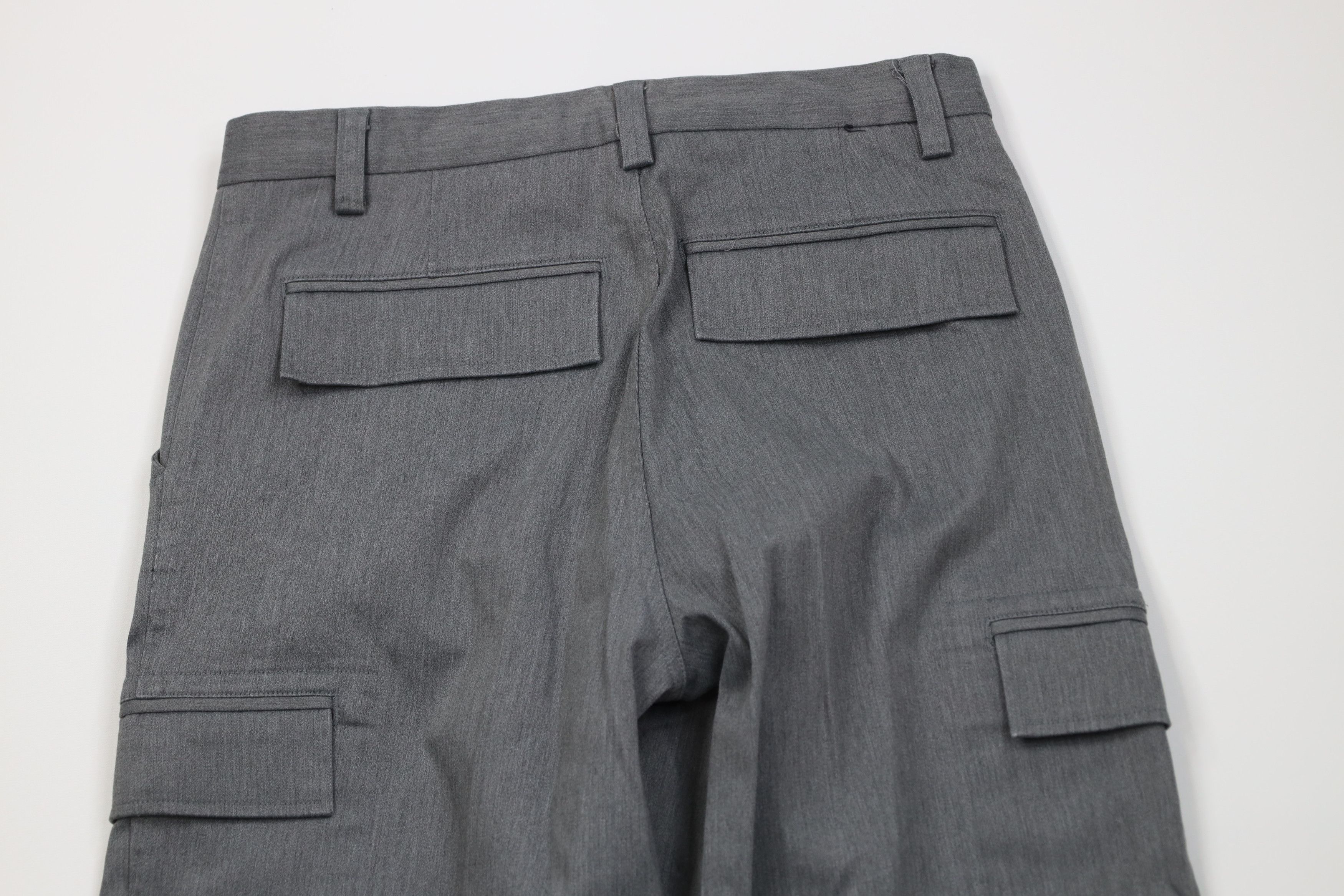 Express Vintage Y2K Express Chambray Wide Leg Cargo Pants Trousers Size US 32 / EU 48 - 8 Thumbnail