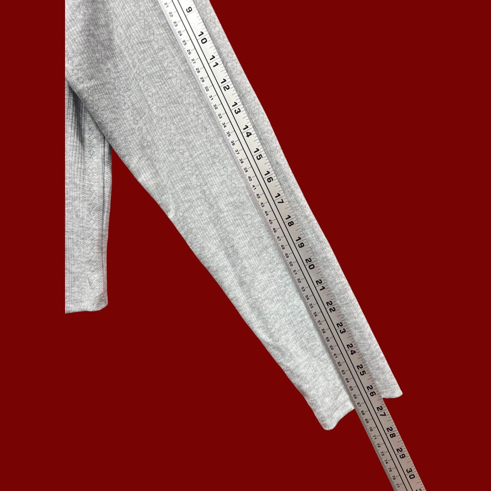 Other Wild Fable - Women's Long Sleeve Pointelle T-Shirt - Gray - Size XXL / US 16-18 / IT 52-54 - 7 Thumbnail
