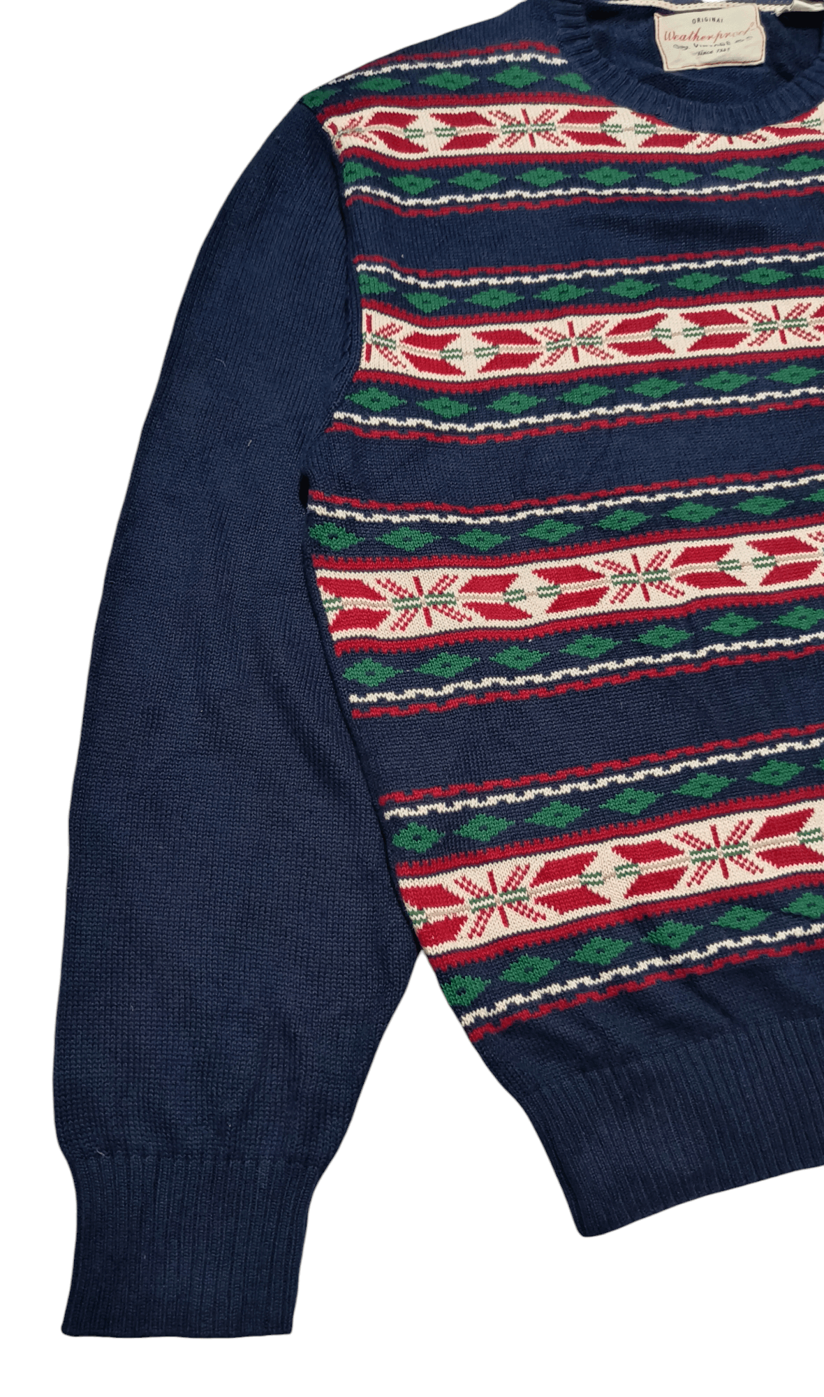Other WEATHERPROOF Ethnic Striped Motifs Knit Crewneck Sweater Size US XL / EU 56 / 4 - 7 Thumbnail