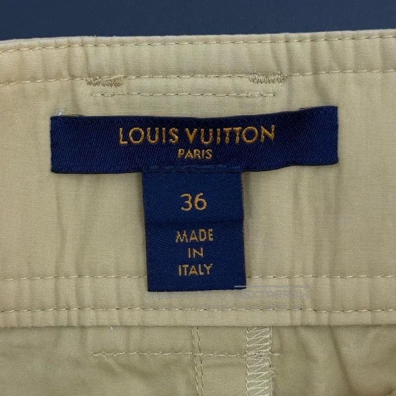 Louis Vuitton Louis Vuitton Khaki presbyopic leather label overalls pant Size US 36 / EU 52 - 5 Thumbnail