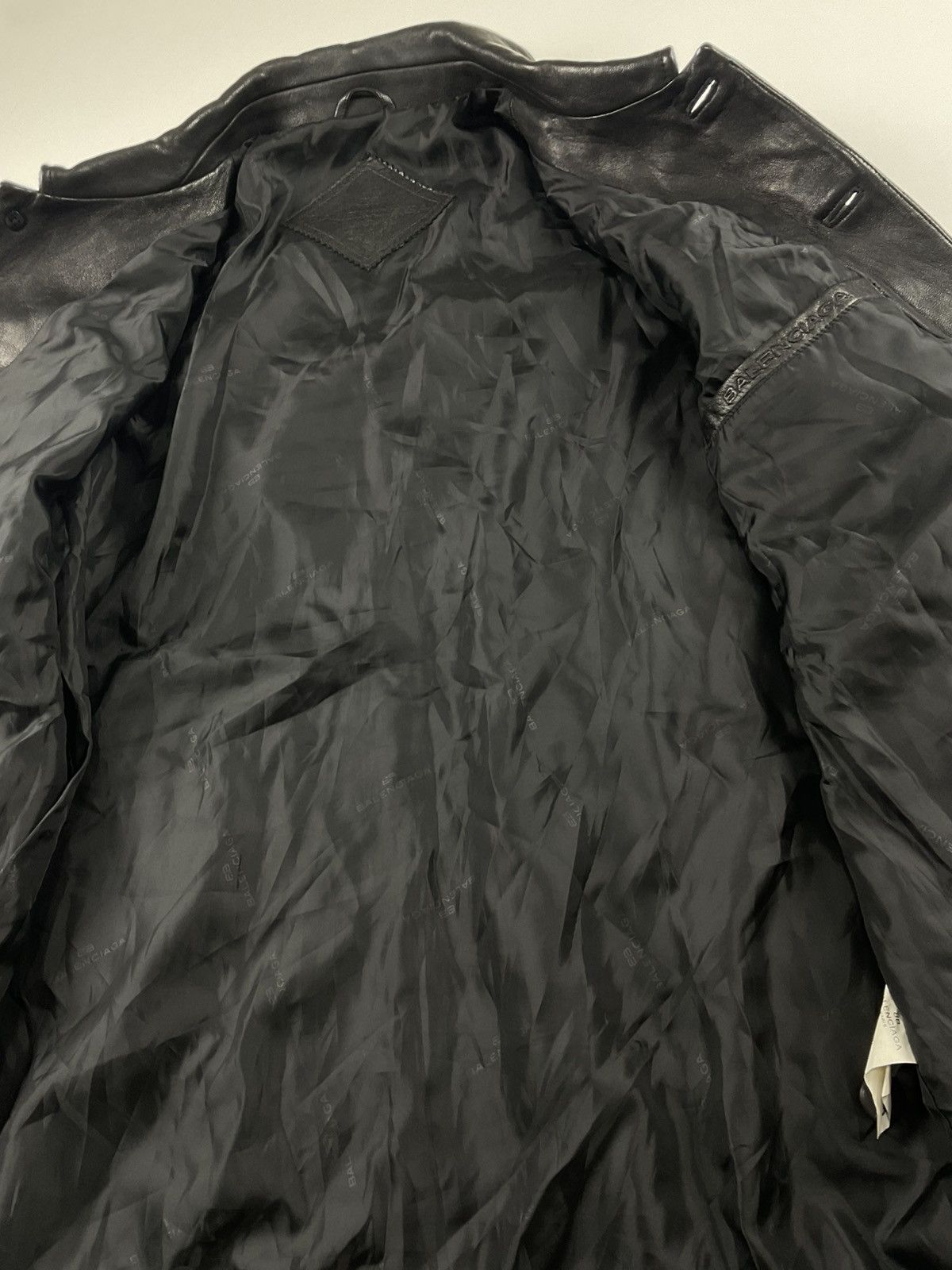 Balenciaga Vintage Balenciaga Leather Jacket Size US L / EU 52-54 / 3 - 10 Thumbnail