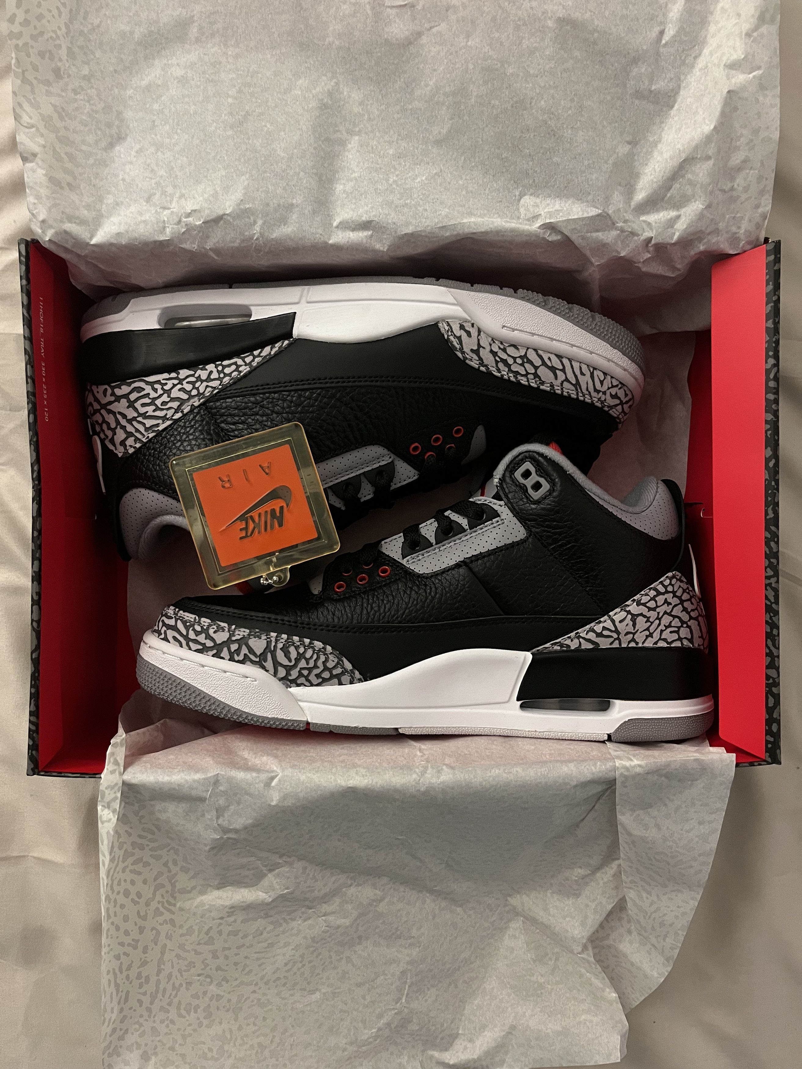 Jordan Brand AIR JORDAN 3 RETRO OG Size US 9.5 / EU 42-43 - 7 Thumbnail