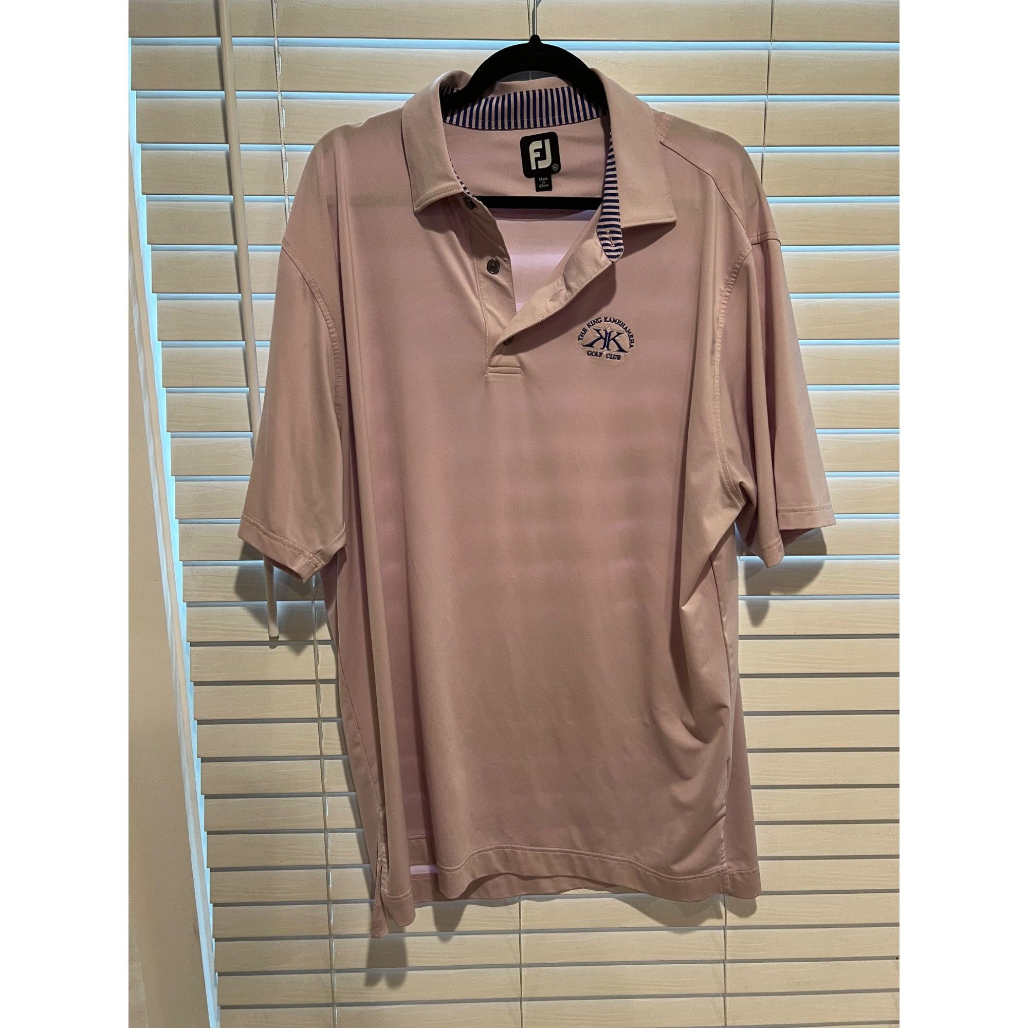 Footjoy FootJoy Breast Cancer King Kamaehameha Polo Shirt - Size Size US XL / EU 56 / 4 - 1 Thumbnail