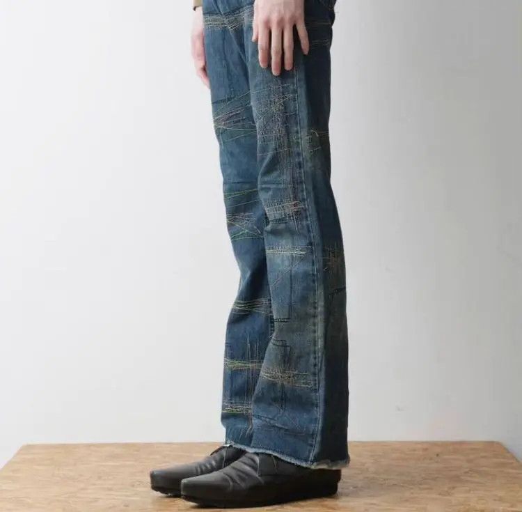 If Six Was Nine Hysteric Punk Flared Jeans Size US 29 - 9 Thumbnail