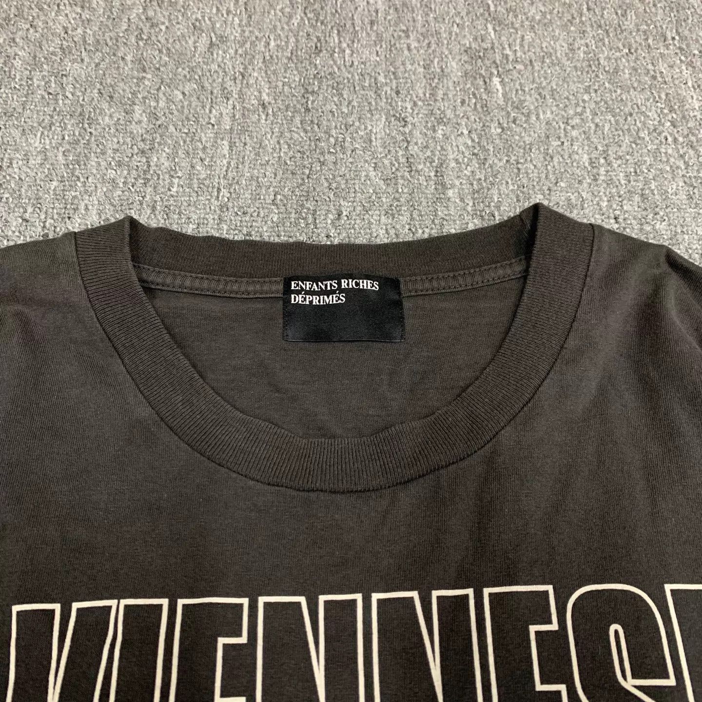 Enfants Riches Deprimes ERD washed black print LS crewneck sweat XL 98new Size XL / US 12-14 / IT 48-50 - 9 Thumbnail