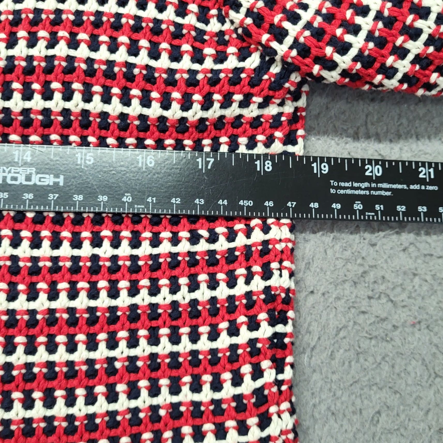 Talbots Talbots Cardigan Sweater Womens Med Red White Blue Pockets Country Club Casual Knit Raglan Sleeve Multicolor Striped All Seasons 3/4 Sleeve Buttons Size M / US 6-8 / IT 42-44 - 7 Thumbnail