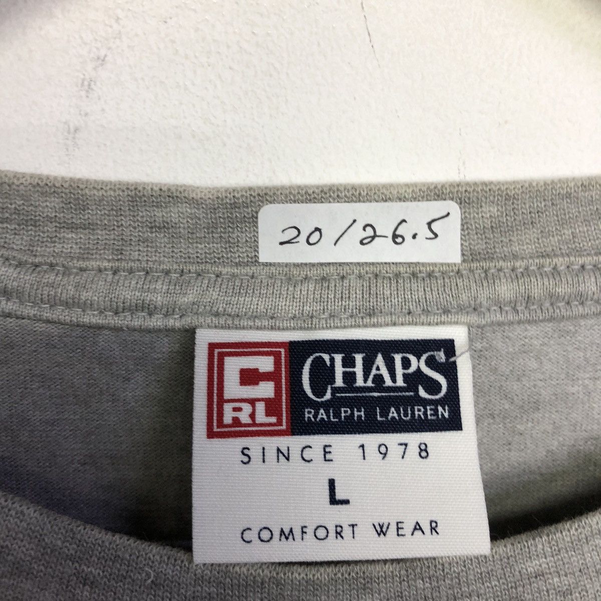 Chaps Ralph Lauren × Vintage Vintage Chaps Ralph Lauren 25 Flags Backhitt Tshirt Size US L / EU 52-54 / 3 - 10 Thumbnail