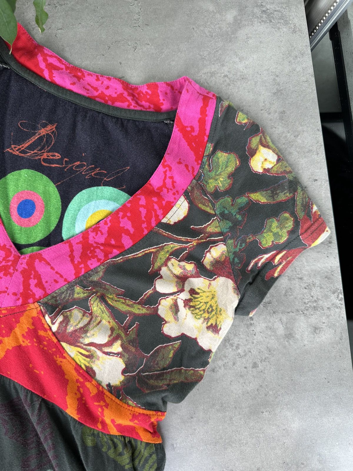 Desigual Desigual Multicolor Printed Dress Size M / US 6-8 / IT 42-44 - 3 Thumbnail