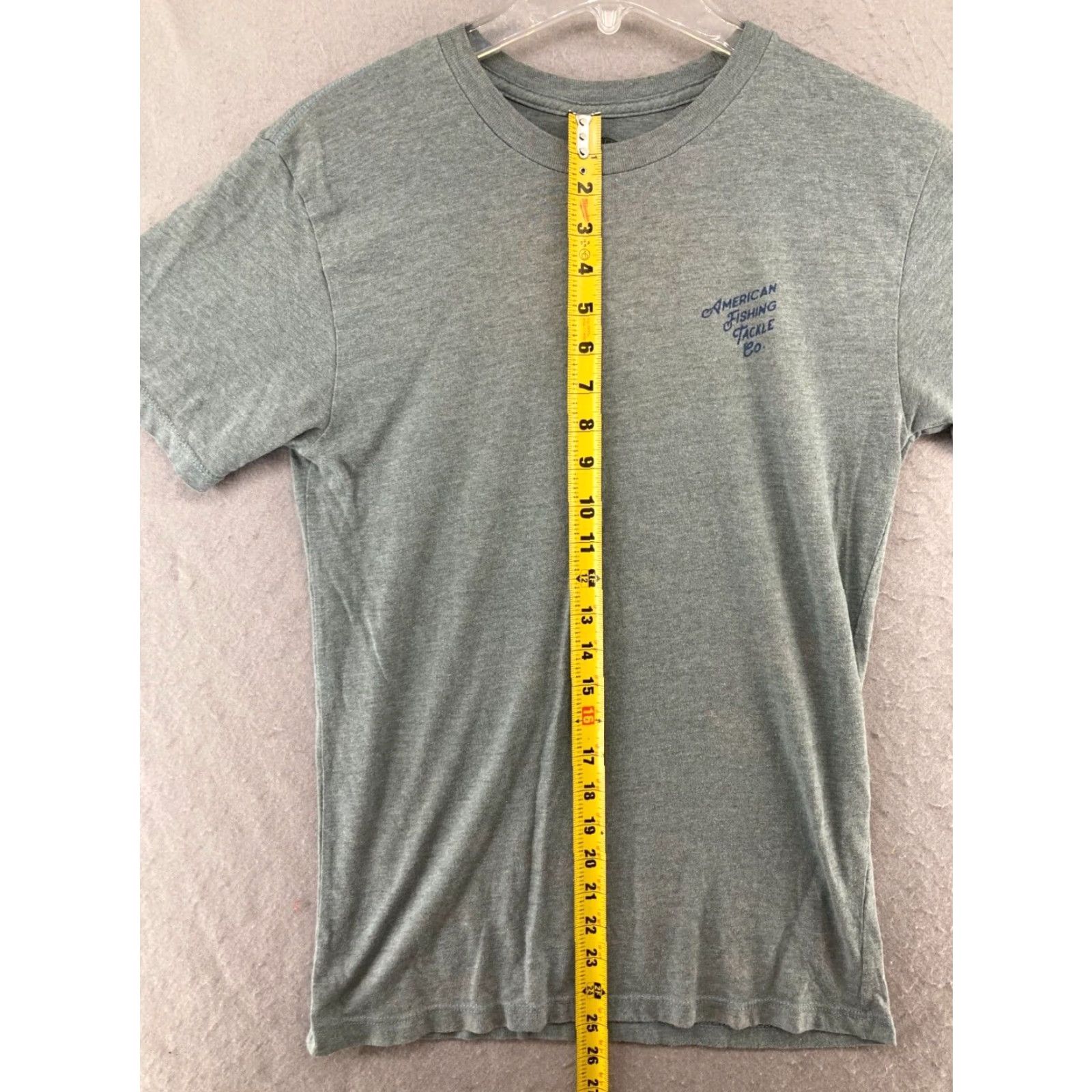 Logo 7 AFTCO T-Shirt Men XS Green Logo Graphic Print Short Sleeve Crew Neck Cotton Jersey Breathable Comfort Logo 90s Fish Theme Regular Sized N/A? Size US S / EU 44-46 / 1 - 4 Thumbnail