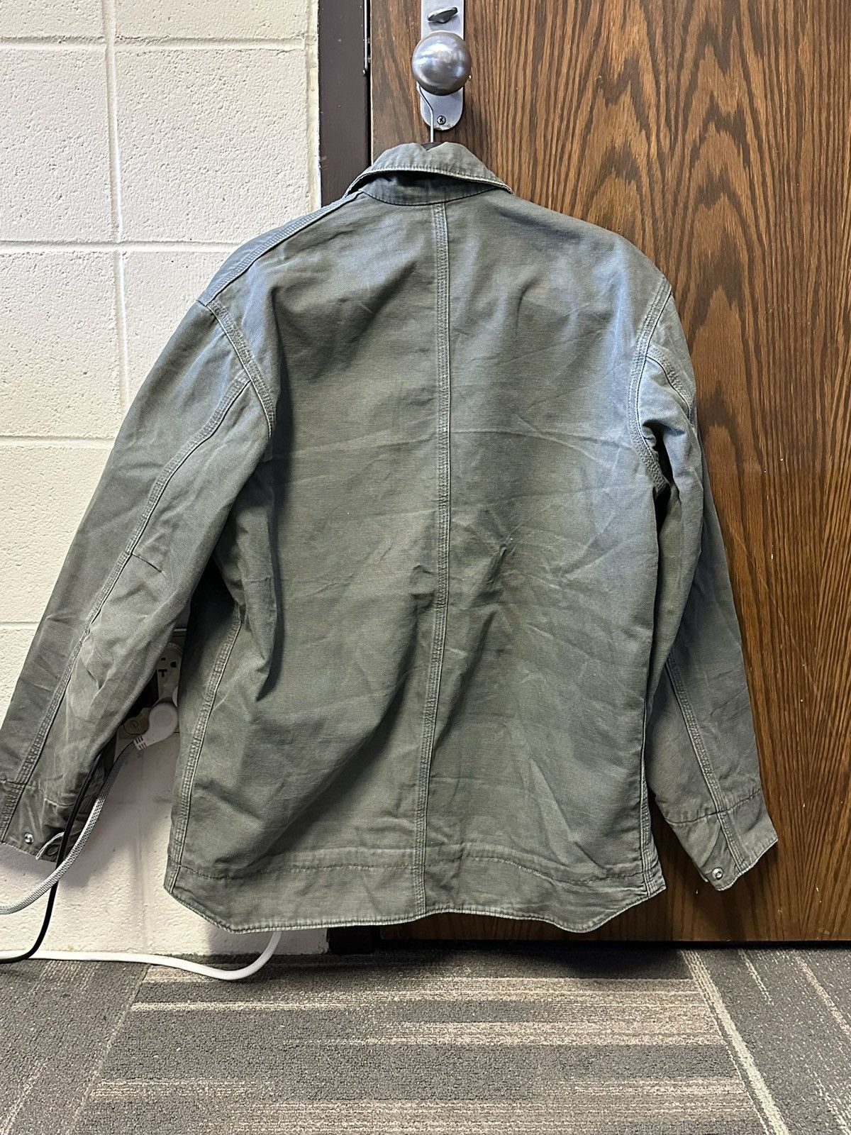 Carhartt Carhartt J70 MOS Green Lined Work Jacket Size M Regular Fit Size US M / EU 48-50 / 2 - 2 Thumbnail