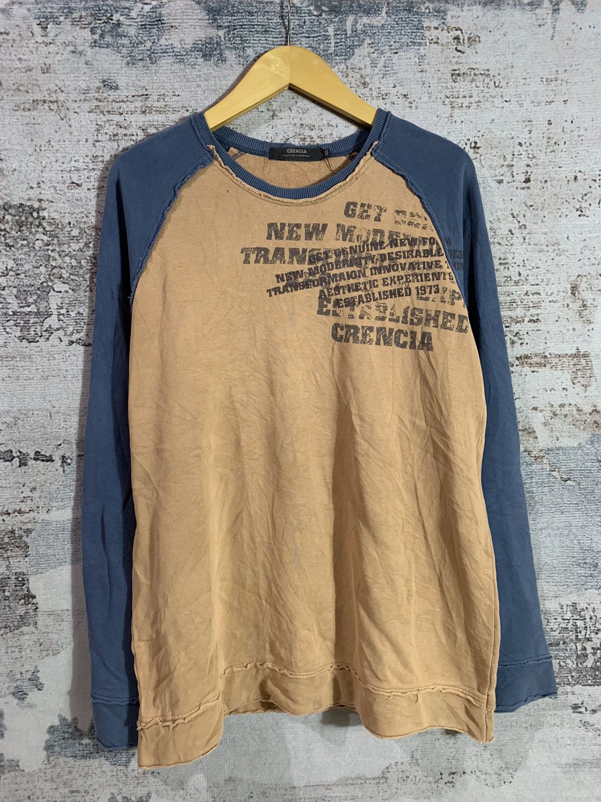 Undefined Poem Distressed Sweatshirt