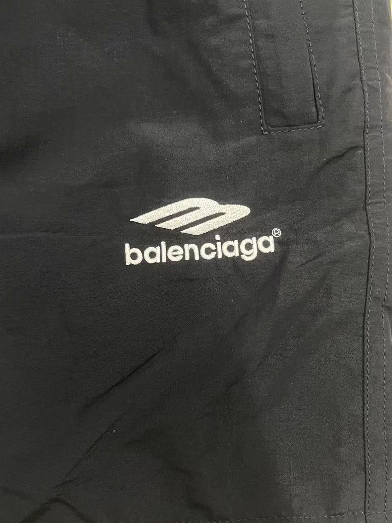 Balenciaga Balenciaga size XS Solid Logo printed elasticated waist sh Size US 27 - 3 Thumbnail