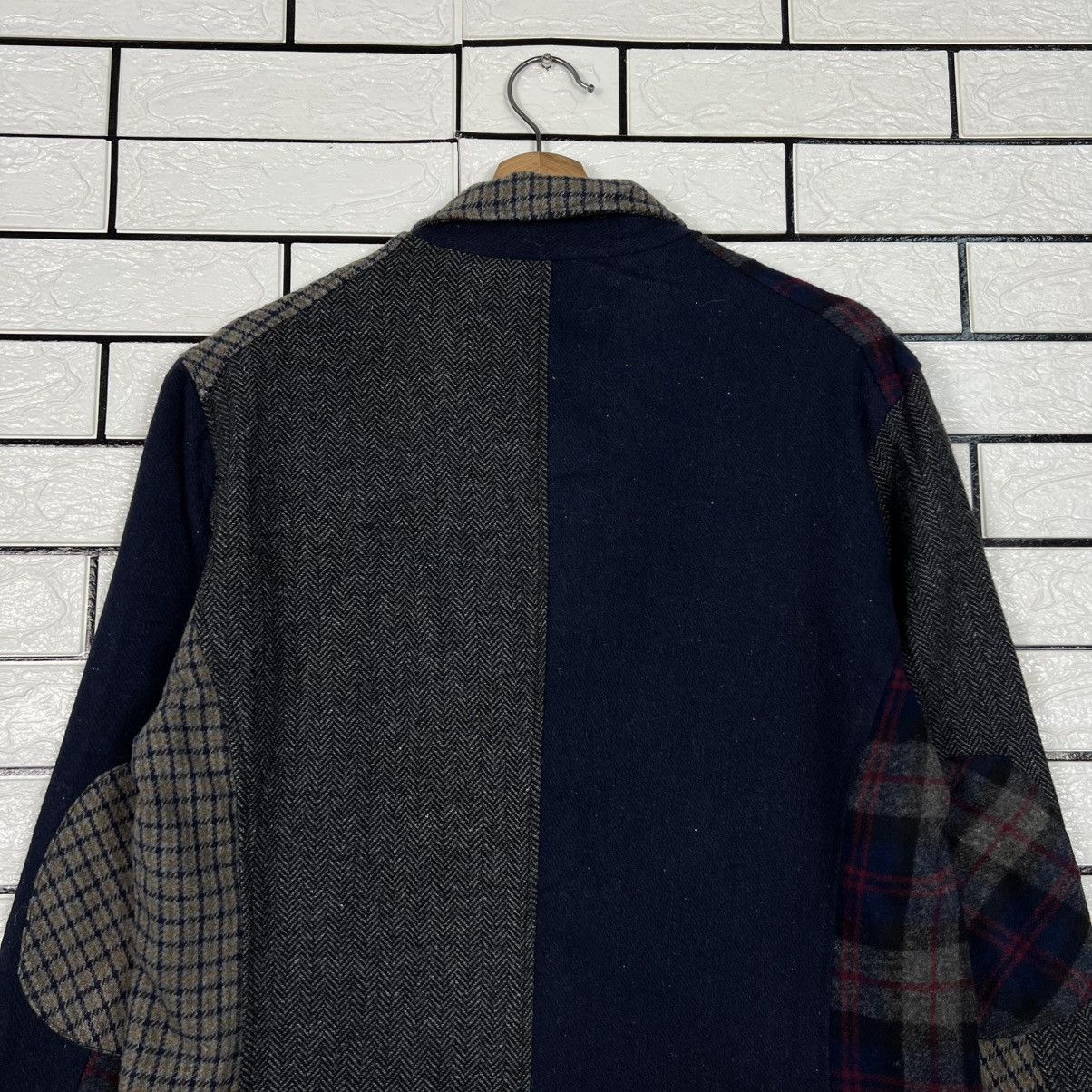 Japanese Brand GAIJIN MADE Hyrbid Pattern Checked Casual Jacket #4160-C190 Size US L / EU 52-54 / 3 - 17 Thumbnail