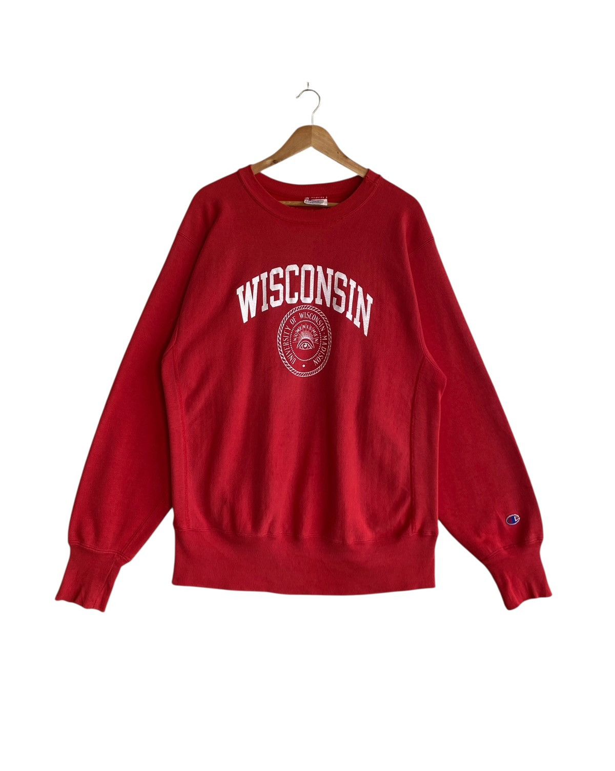 Champion Vintage Champion Reverse Weave Wisconsin Sweatshirt 1980s Size US L / EU 52-54 / 3 - 1 Thumbnail