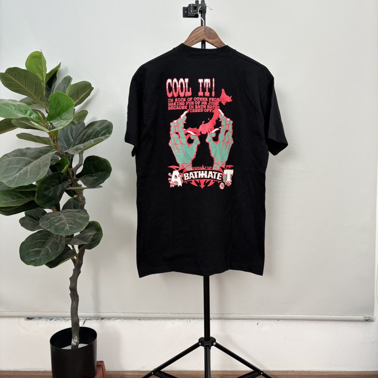 Band Tees × Vintage 90’s Noisehead From The Bath Hate Shirt Thrash Hardcore Band Size US M / EU 48-50 / 2 - 1 Thumbnail