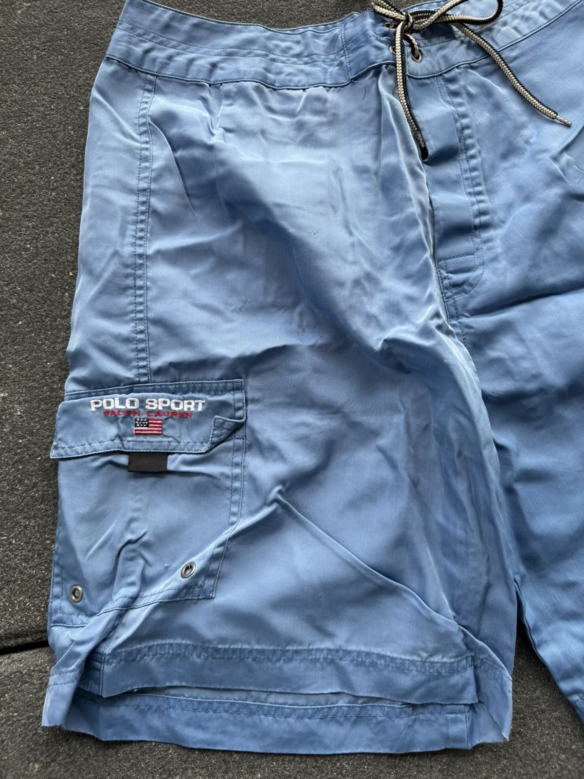 Vintage VINTAGE POLO SPORT TRUNKS Size US 33 - 2 Thumbnail