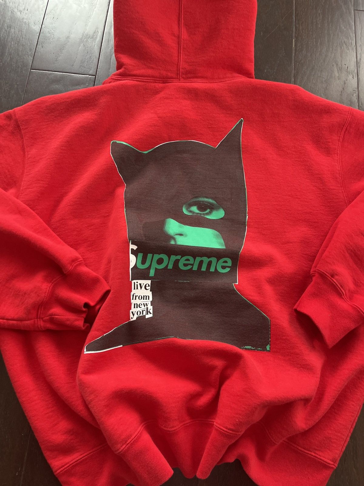 Supreme Supreme Cat Women Box Logo Hoodie XL Red Size US XL / EU 56 / 4 - 3 Thumbnail