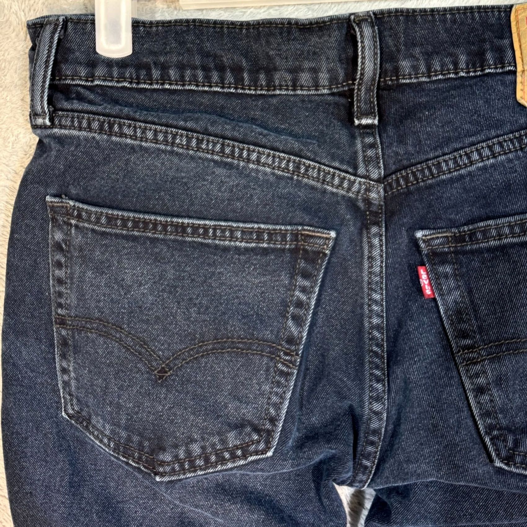 Levi's Levi’s 511 Men’s Jeans 32x34 Slim Straight Black Denim Stretch Waist 32 Inseam 34 Regular Pattern Solid Cotton Spandex Jeans Mens Size US 32 / EU 48 - 6 Thumbnail