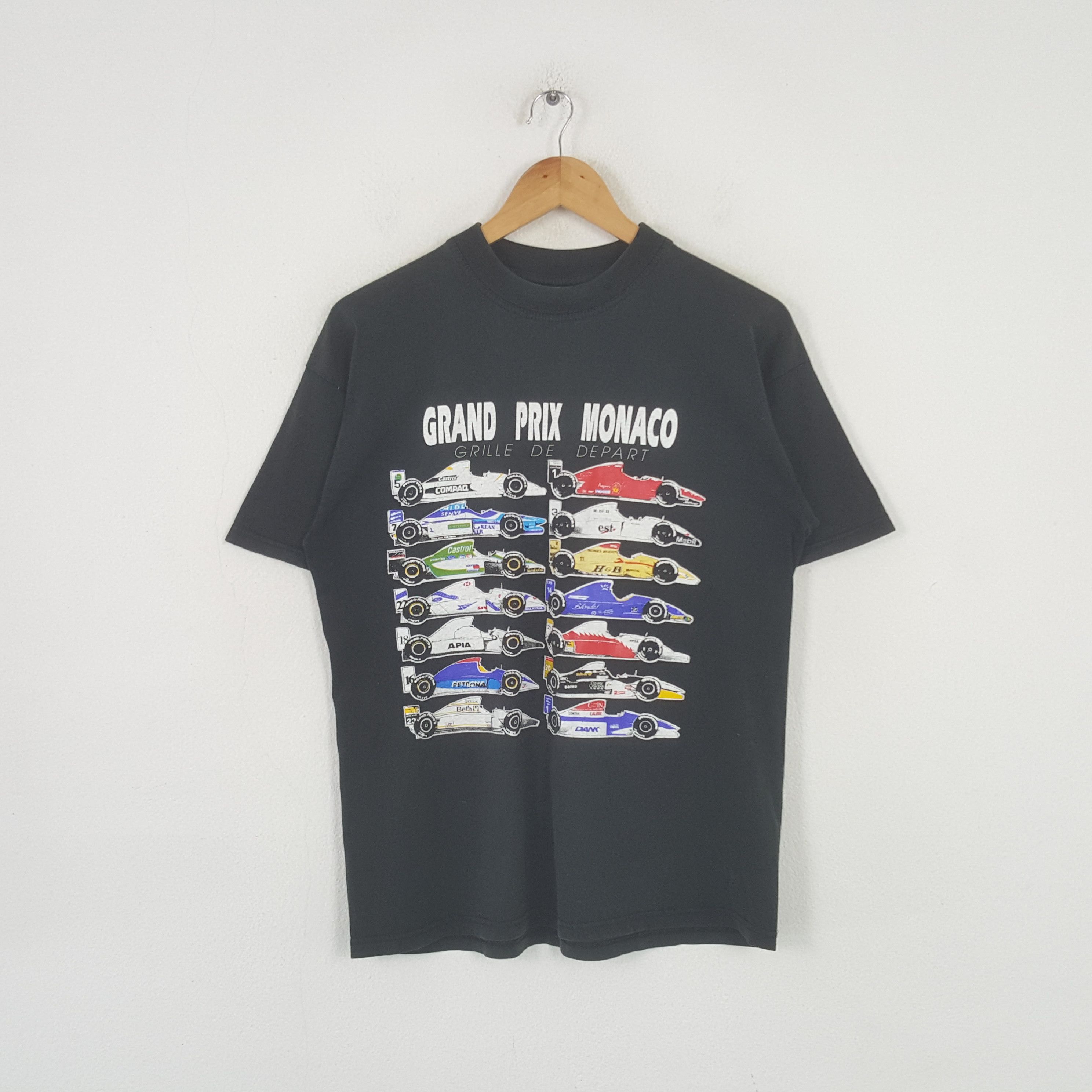 Other Vintage Formula One Grand Prix Monaco Racing Tshirt C294N26 Size US M / EU 48-50 / 2 - 1 Thumbnail