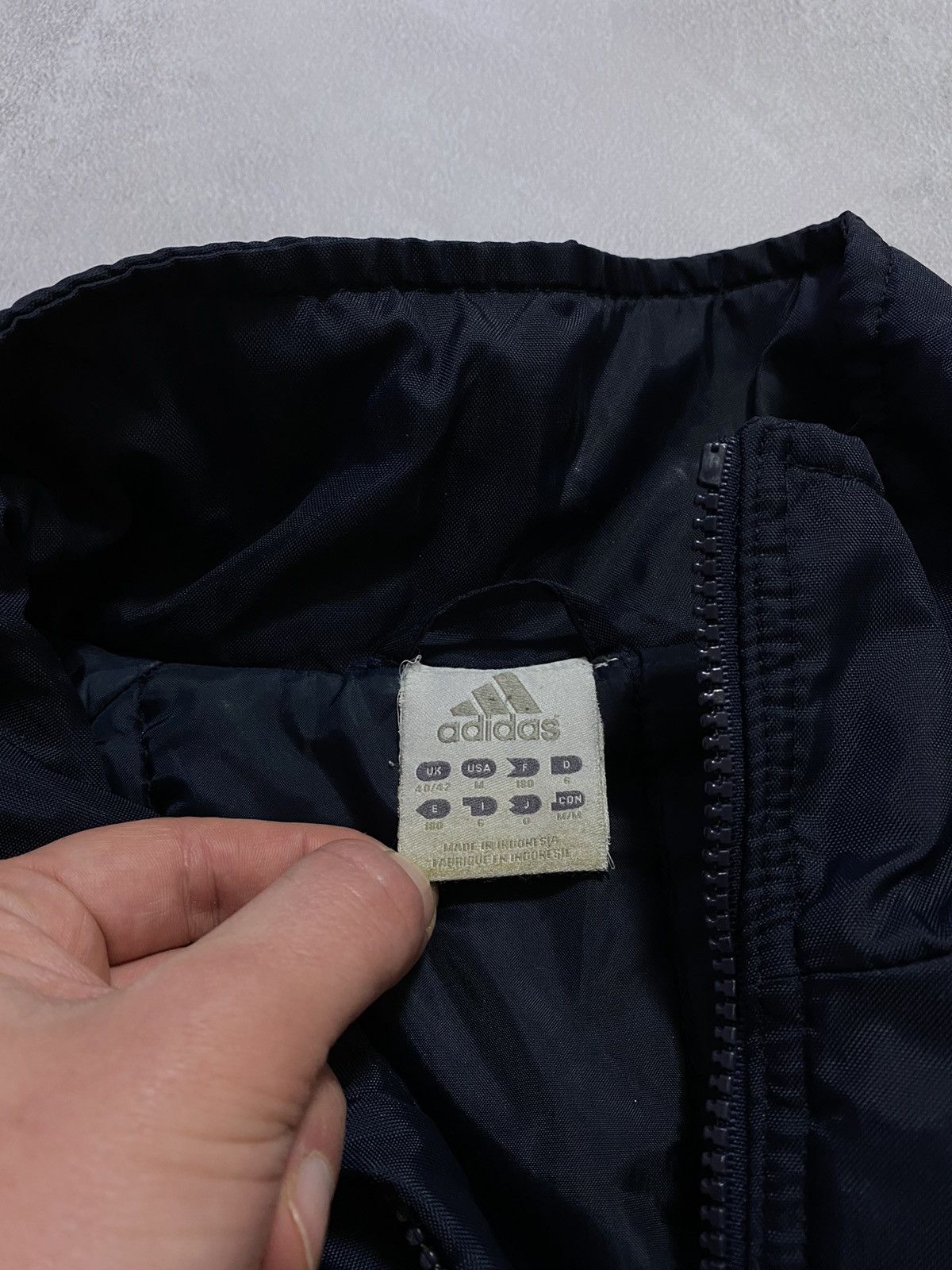 Adidas × Vintage 🥷🏻Vintage 90s Adidas Puffer Jacket BIG LOGO Size US M / EU 48-50 / 2 - 5 Thumbnail